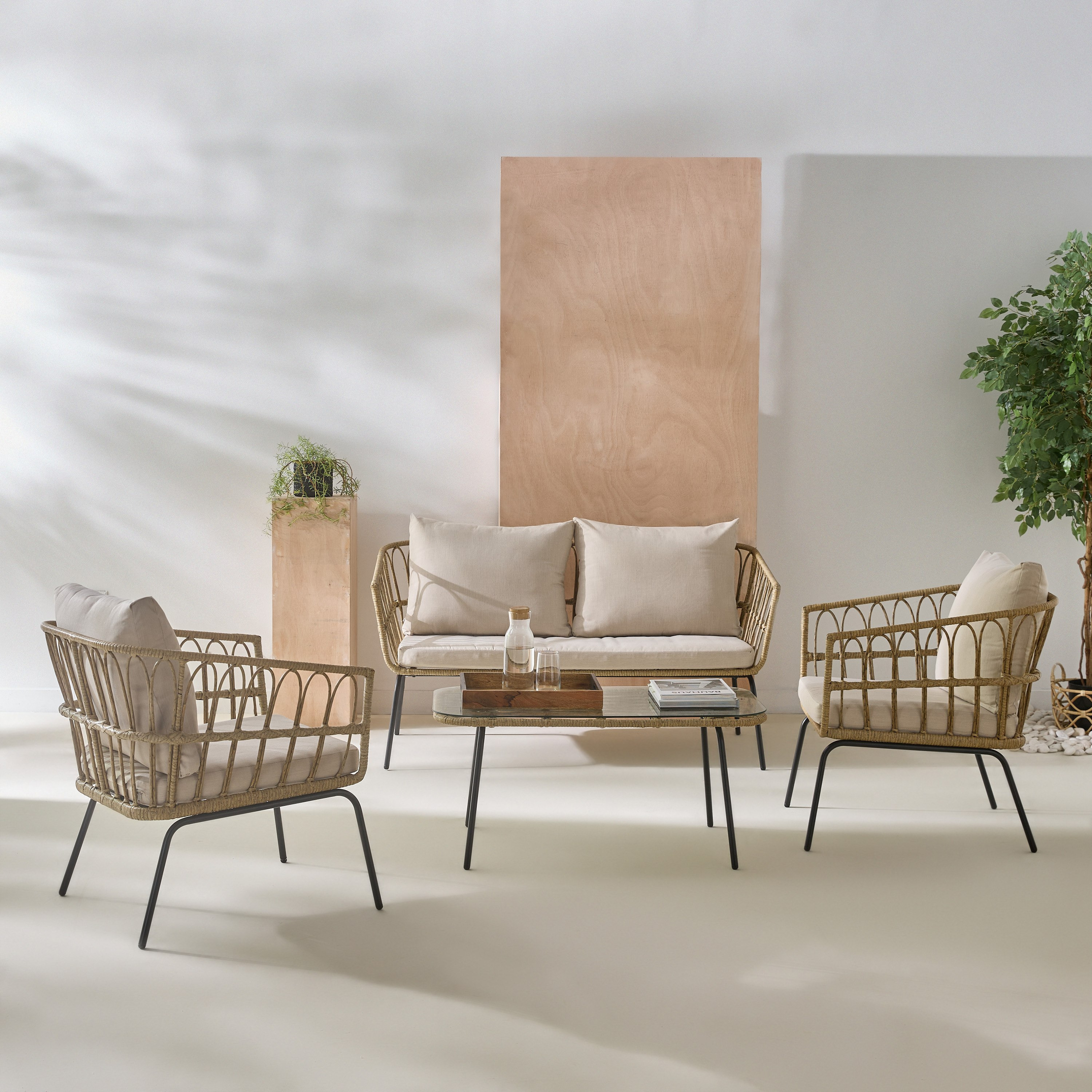 طقم طاولة قهوة خارجي 4 مقاعد مع وسائد - فيرا كاتينا من موڤو-hbxfurniture-livingroom-sofasandsofasets-image-13