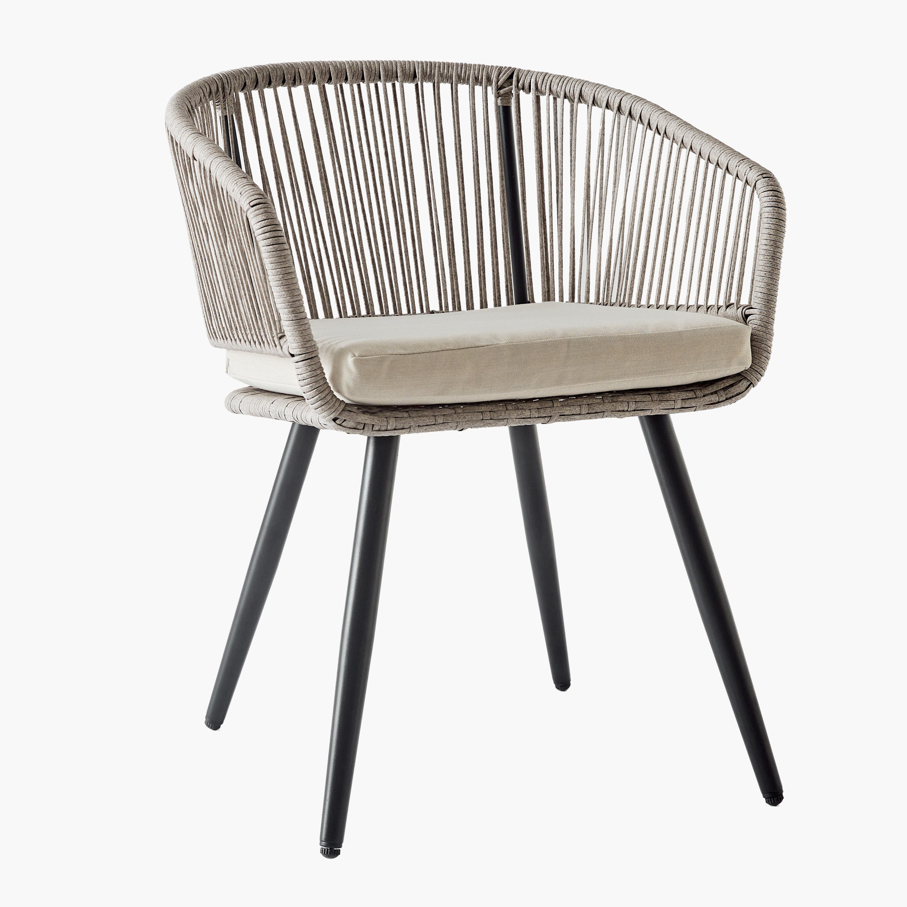 Vera Fresca Coal 2-Seater Outdoor Balcony Set with Cushions-hbxfurniture-outdoor-diningsets-image-10