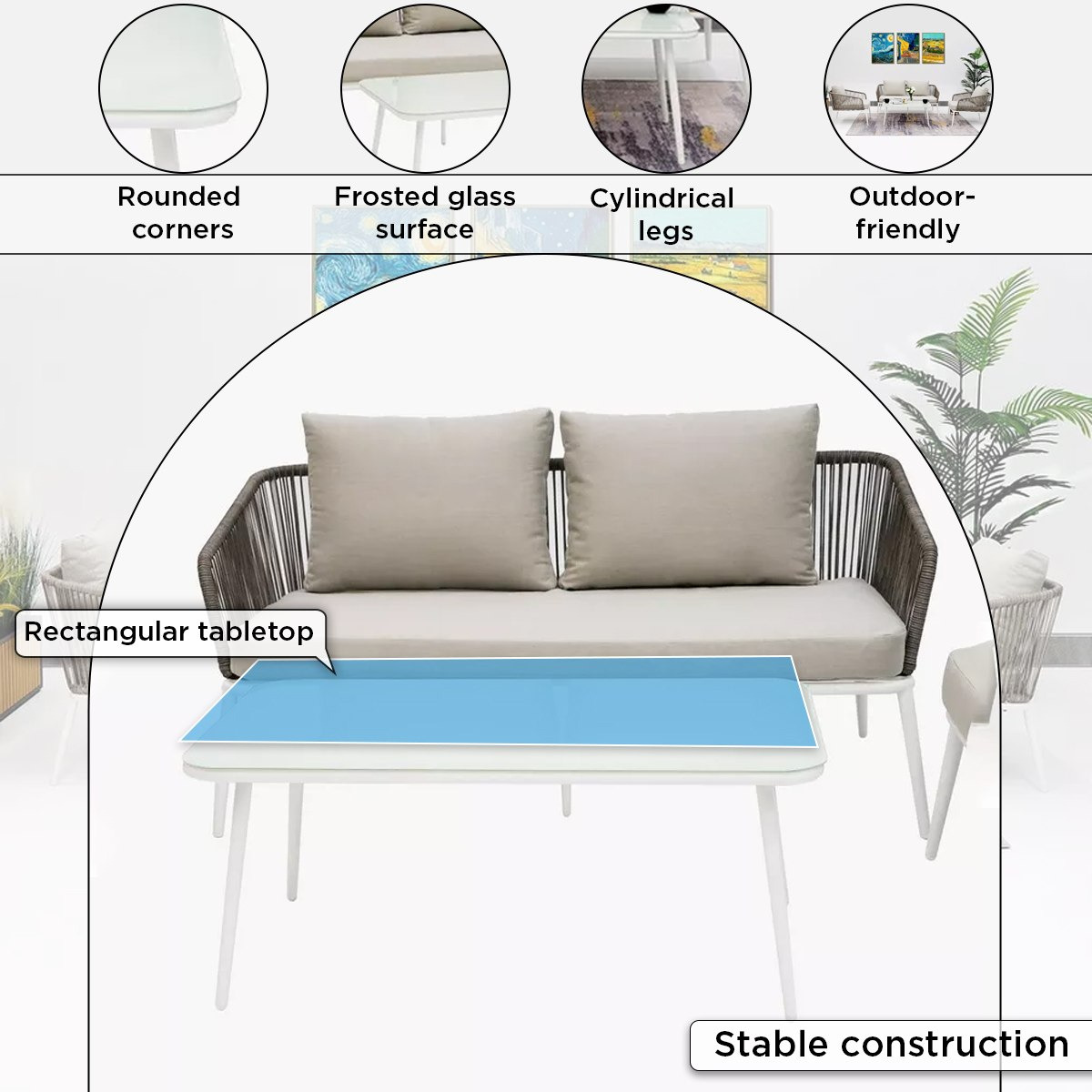 طقم طاولة قهوة للجلسات الخارجية مع 4 مقاعد ووسائد من فيرا فريسكا-hbxfurniture-livingroom-sofasandsofasets-image-5