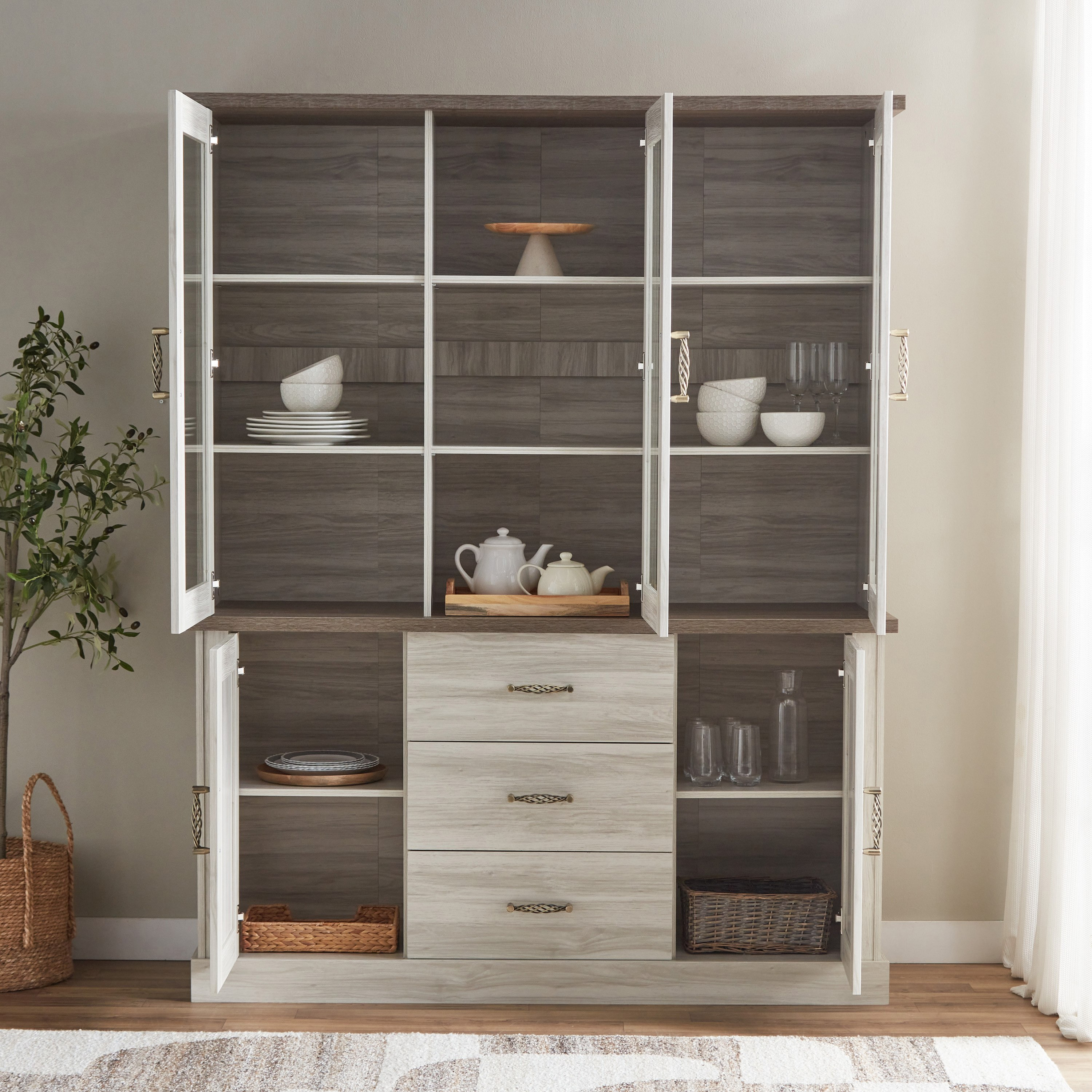 Angelic Hutch with Buffet-hbxfurniture-diningroom-buffetsandsideboards-image-3