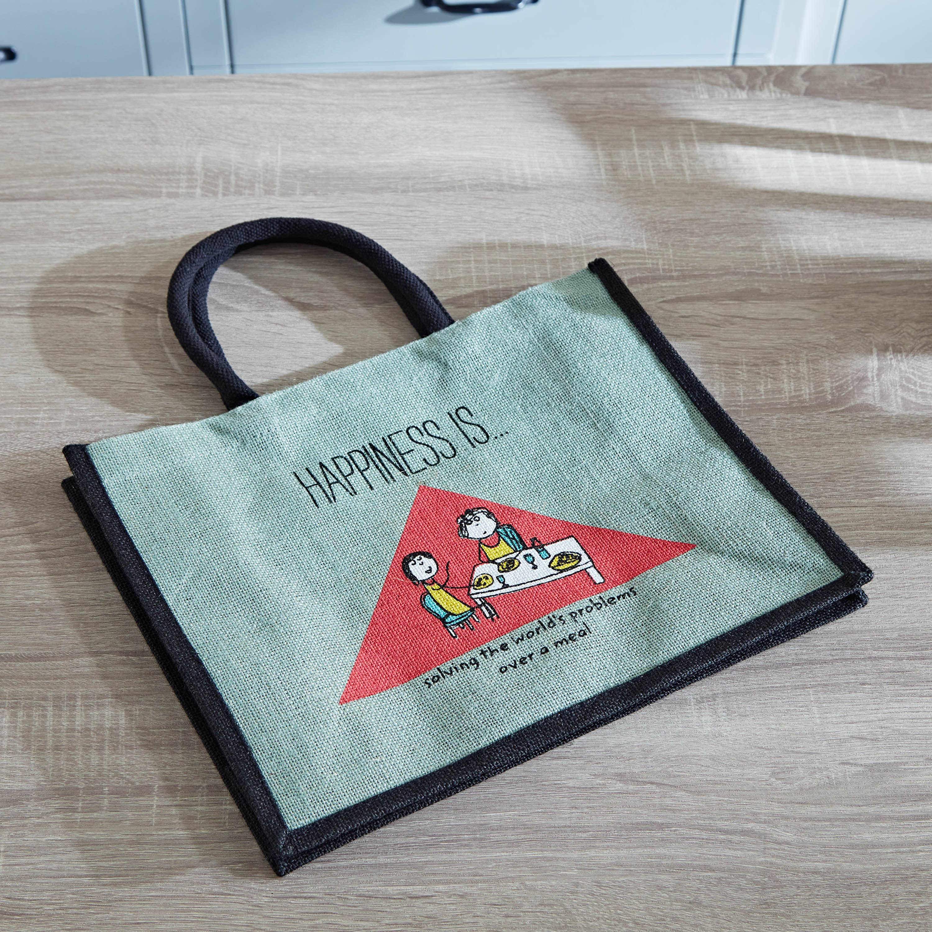 Happiness Print Multiutility Bag - 38x15x30 cm-hbxhomeware-kitchenware-lunchbagsandboxes-image-2