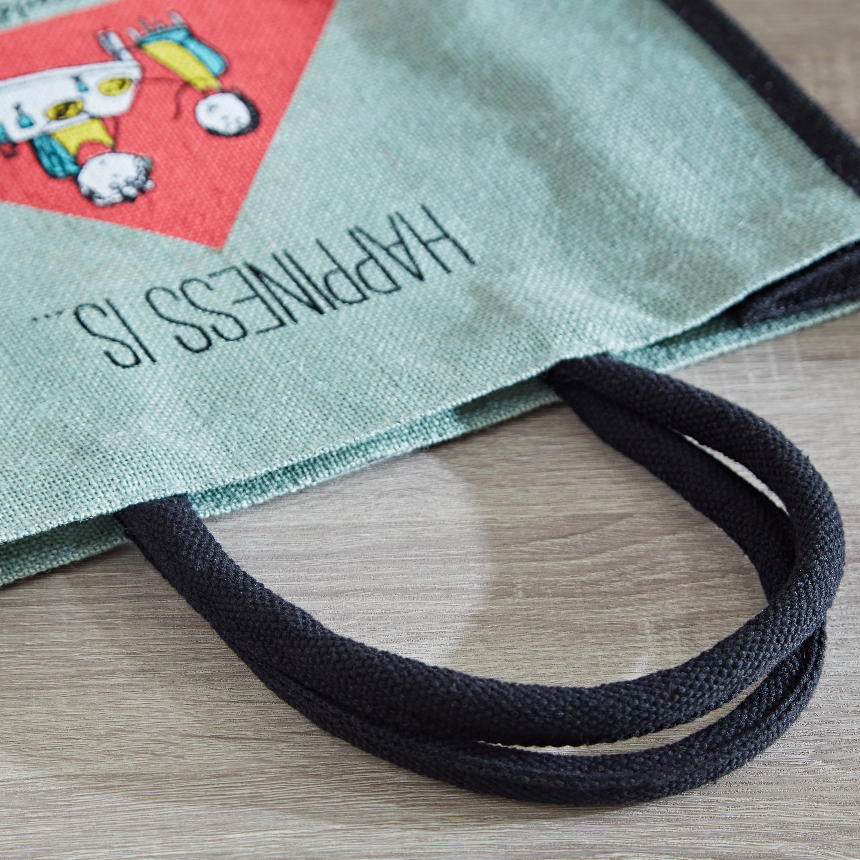 Happiness Print Multiutility Bag - 38x15x30 cm-hbxhomeware-kitchenware-lunchbagsandboxes-image-4