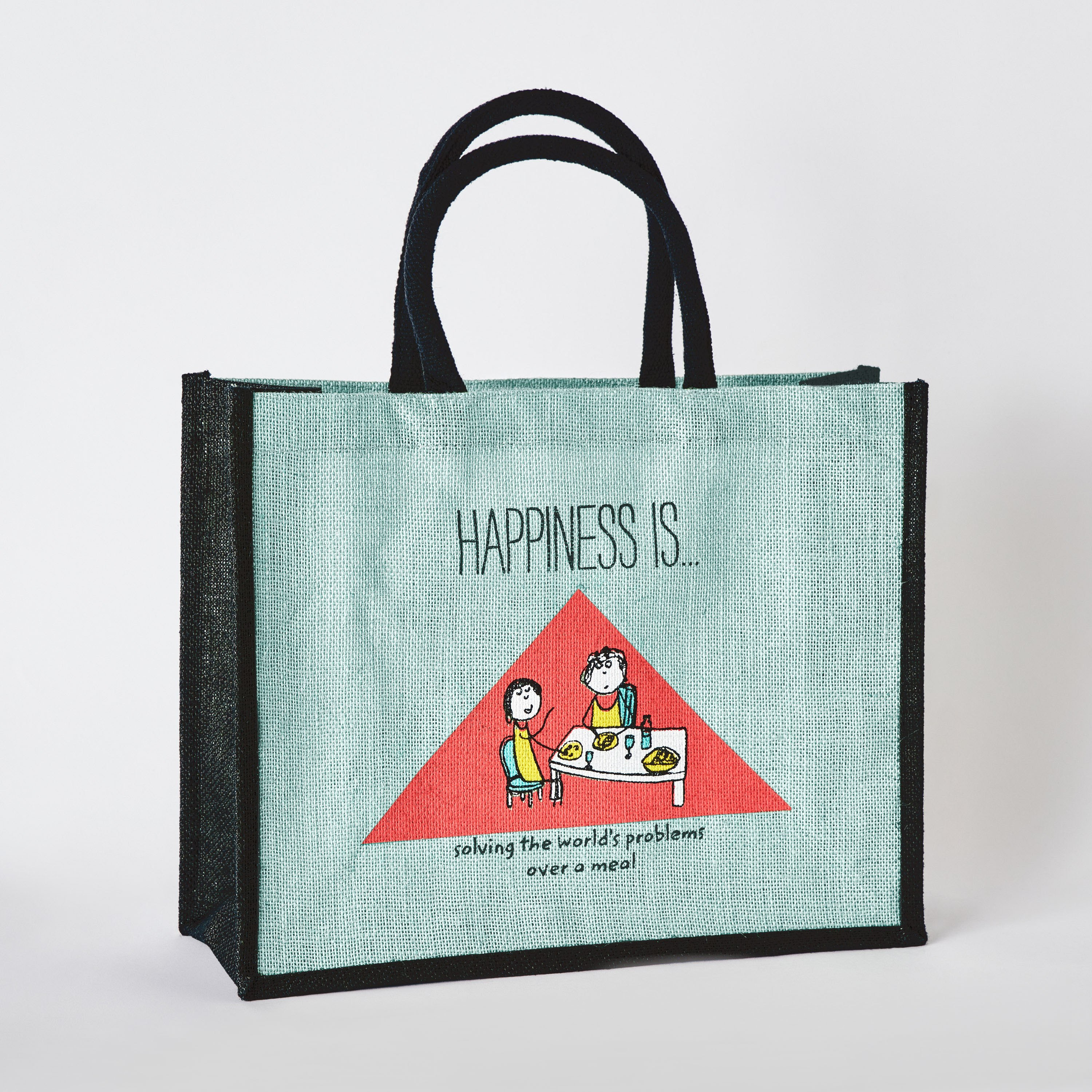 Happiness Print Multiutility Bag - 38x15x30 cm-hbxhomeware-kitchenware-lunchbagsandboxes-image-6