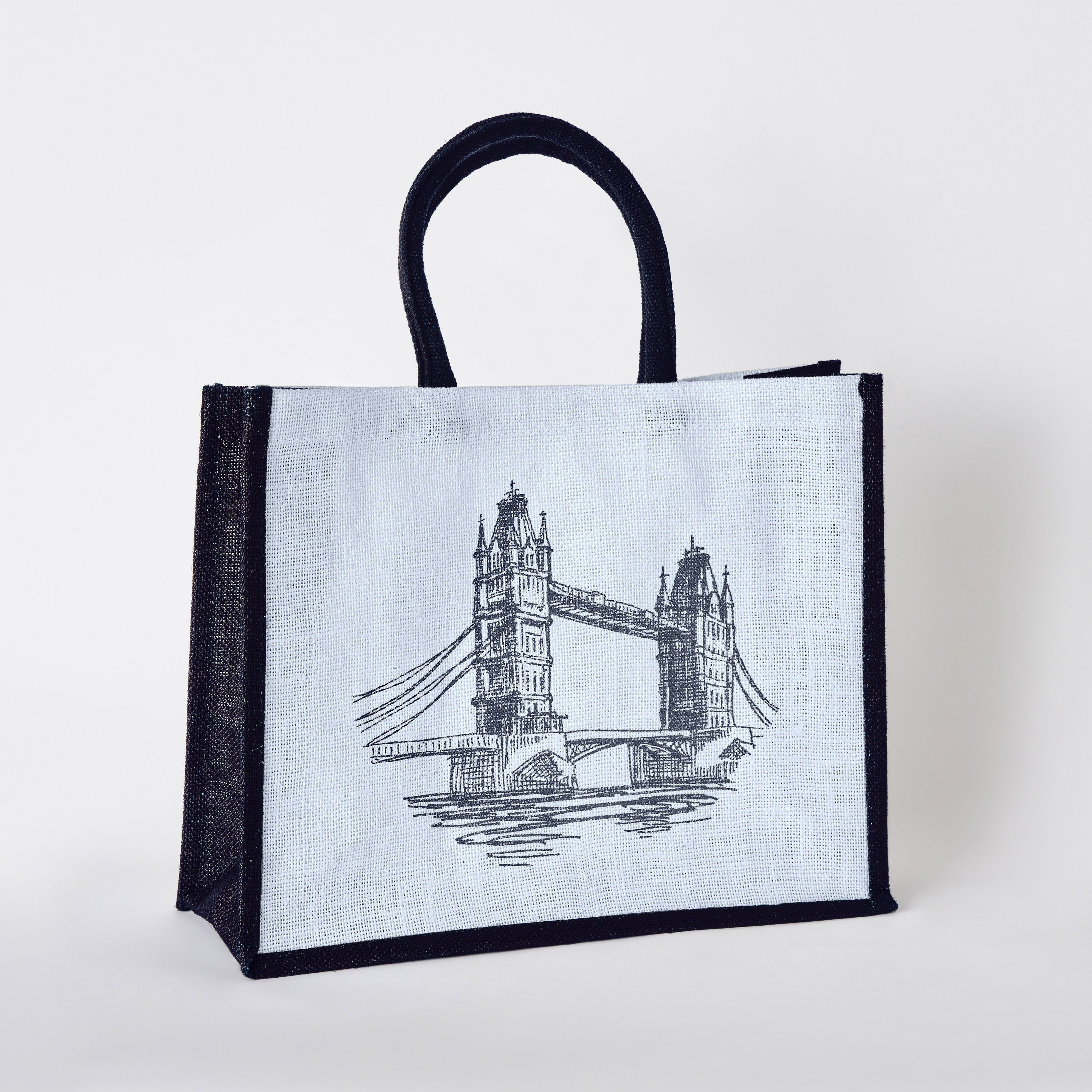 Illustrated Medium Shopping Bag - 30x38x18 cm-hbxhomeware-kitchenware-lunchbagsandboxes-image-6