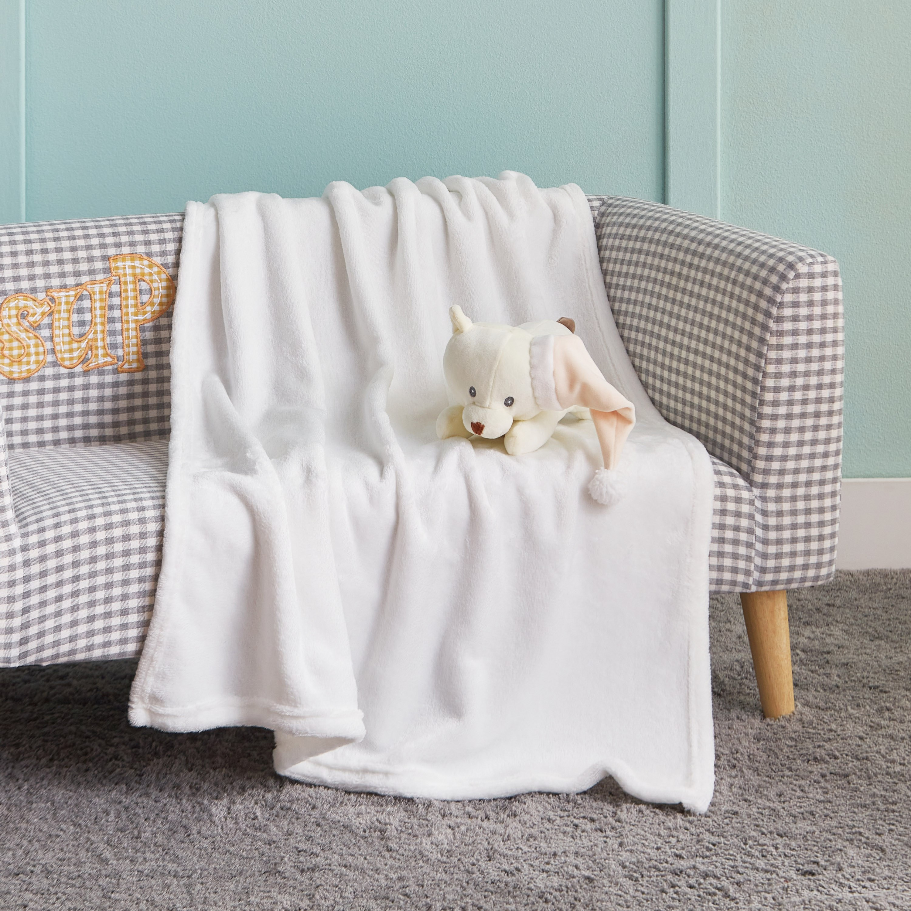 بطانية أطفال مع لعبة كلب من بلاي لاند- 75x100 سم-hbxhomeware-hbxkidsandyouth-image-1