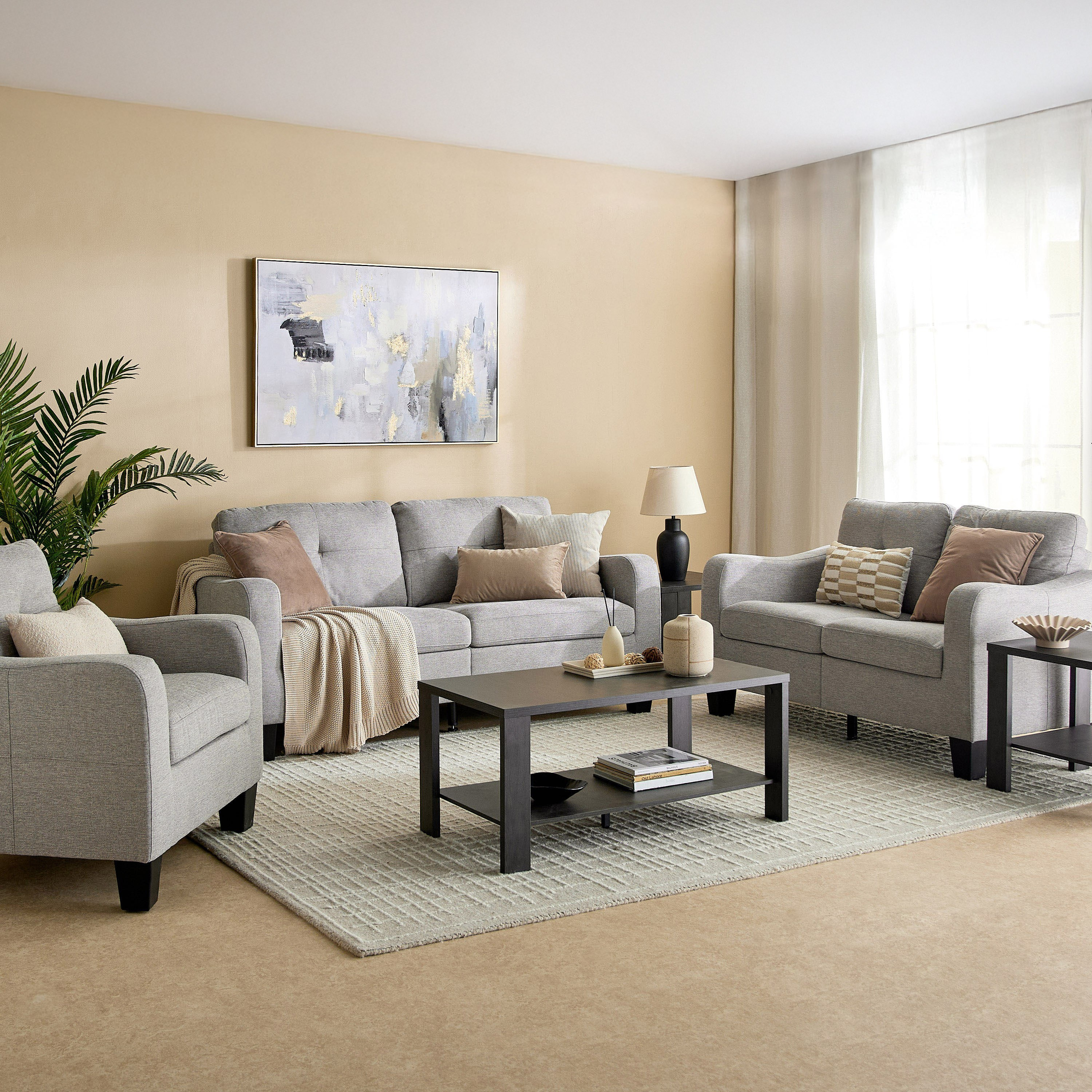 كنبة قماش مقعدين من بلجيكا-hbxlivingroom-sofasandarmchairs-sofas-image-9