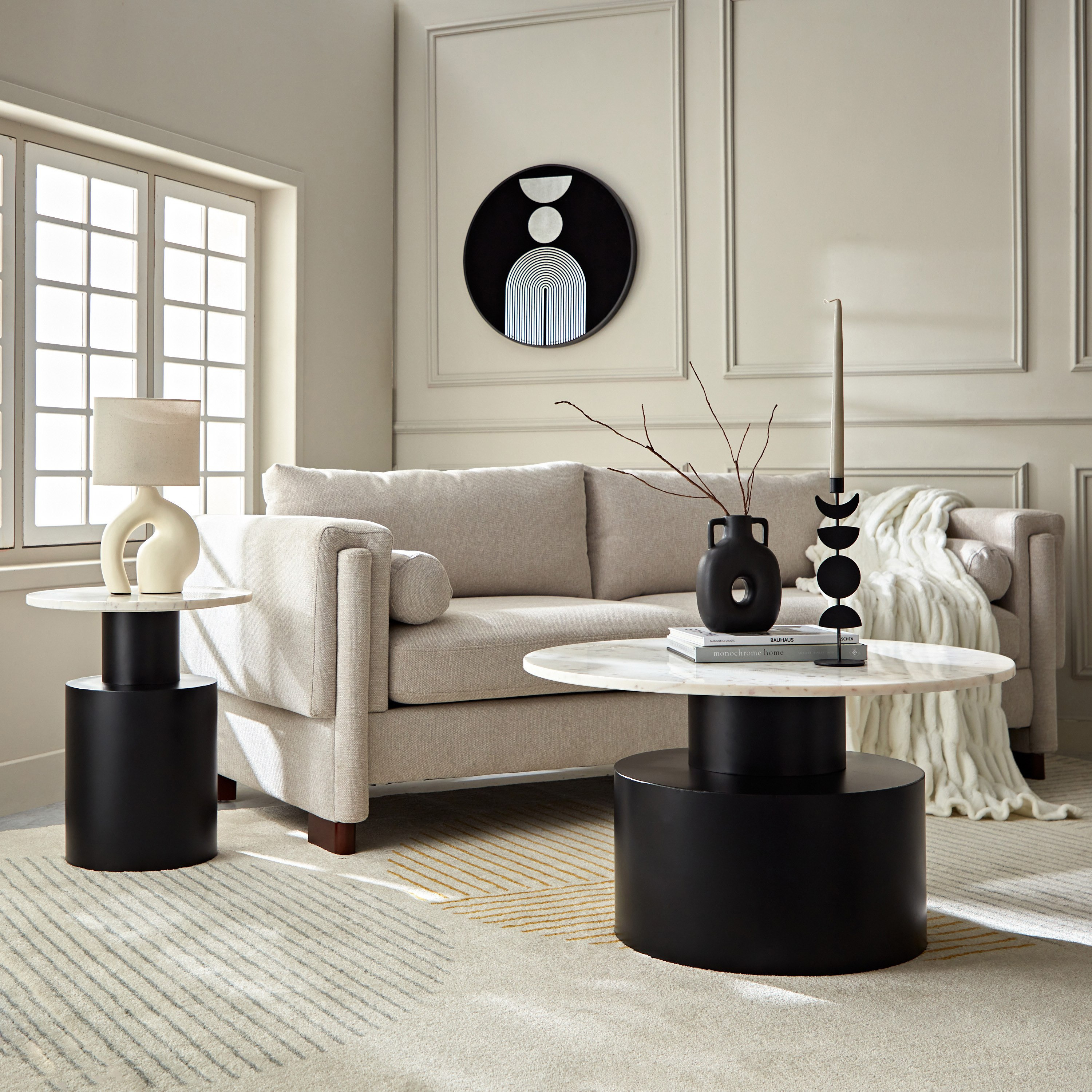 طاولة قهوة بسطح من الرخام الأصلي - كاراف من فيندرا -hbxlivingroom-tablesandstands-coffeetables-image-7