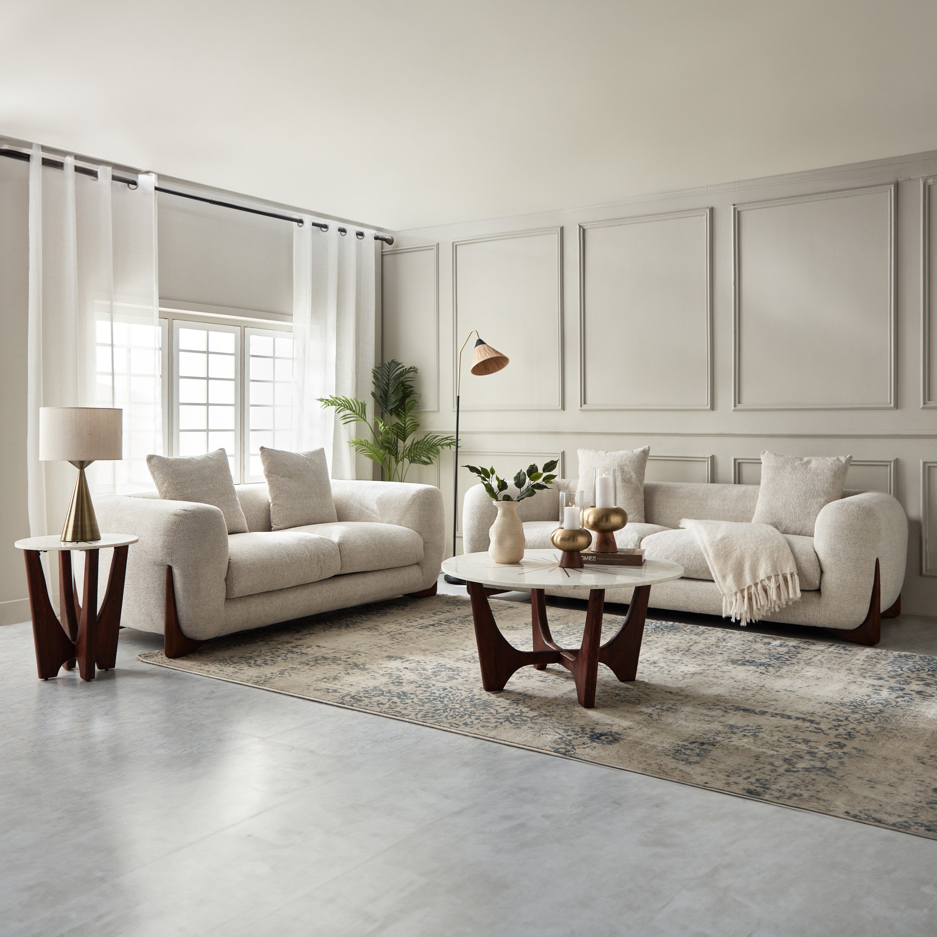 Vendra Arka Solid Wood End Table with Genuine Marble Top and Brass Inlay-PROMO_HB_SA_HBX10_TH1000_NEW_031025-image-5