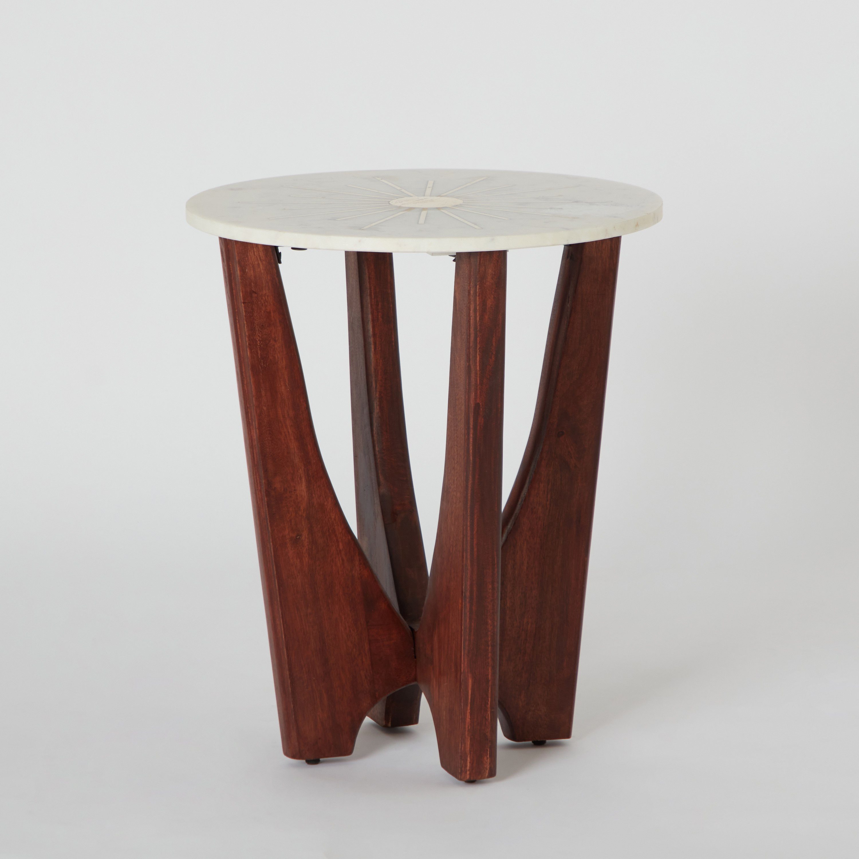 Vendra Arka Solid Wood End Table with Genuine Marble Top and Brass Inlay-PROMO_HB_SA_HBX10_TH1000_NEW_031025-image-6