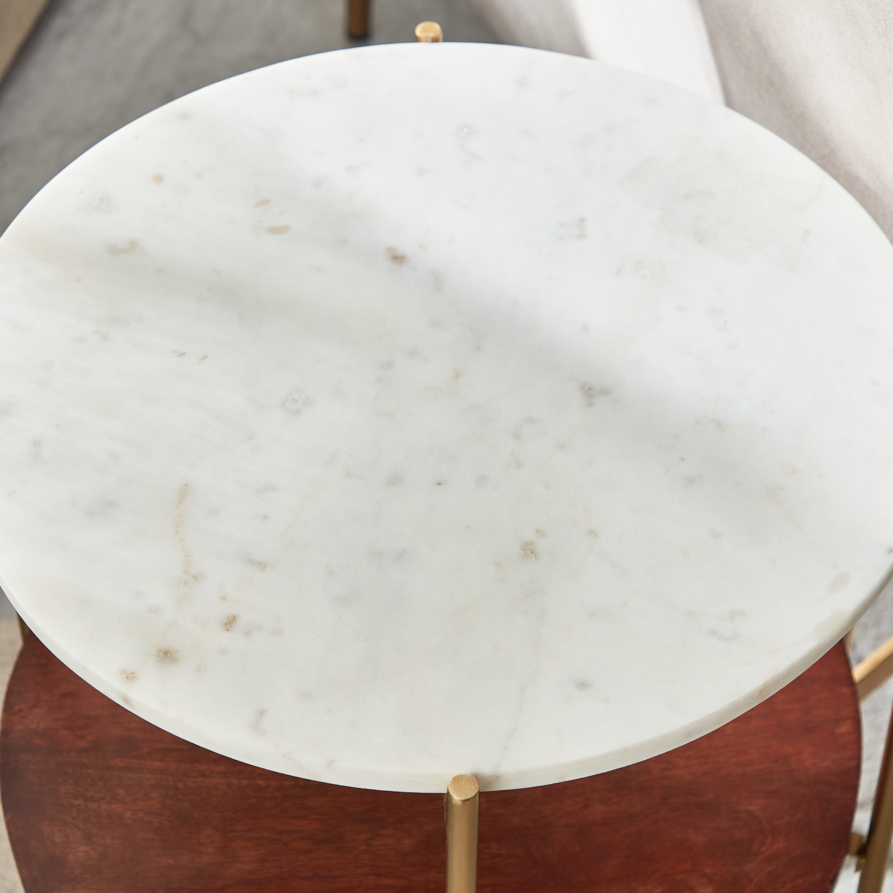 Vendra Messika Nxt Genuine Marble Top End Table with Solid Wood Shelf-PROMO_HB_SA_HBX10_TH1000_NEW_031025-image-5