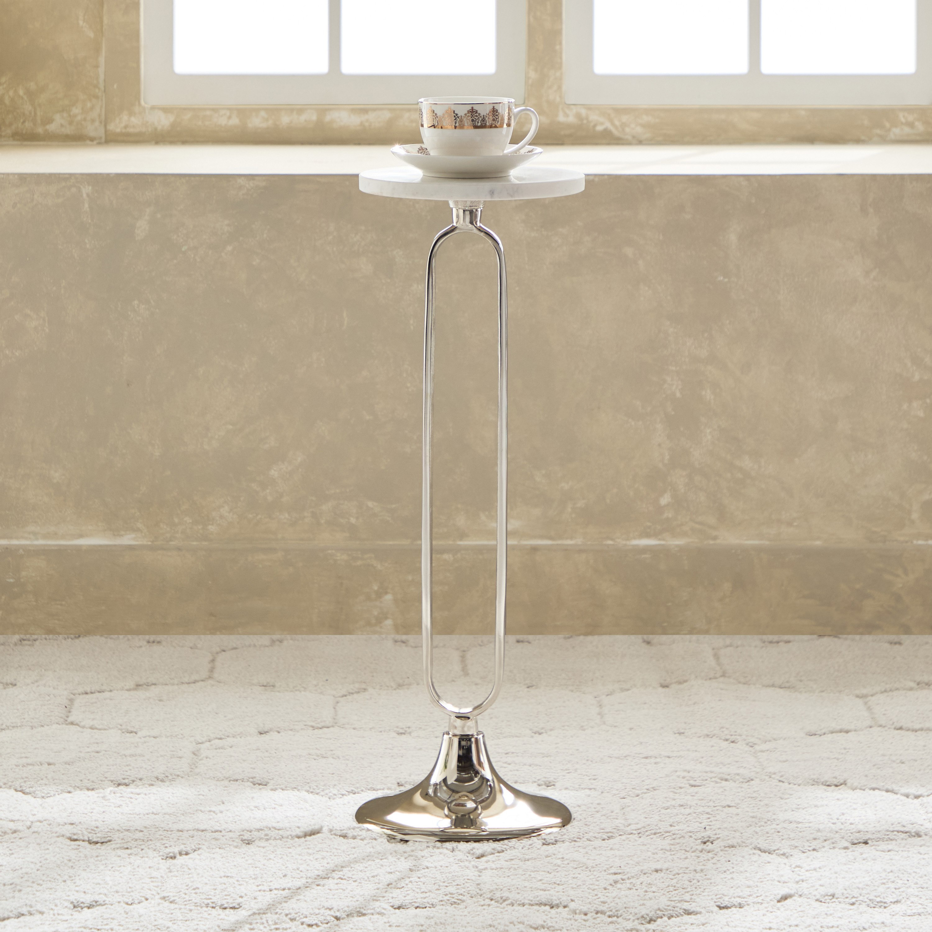 طاولة بسطح من الرخام الأصلي - لاني من فيندرا-hbxfurniture-livingroom-endtables-image-1
