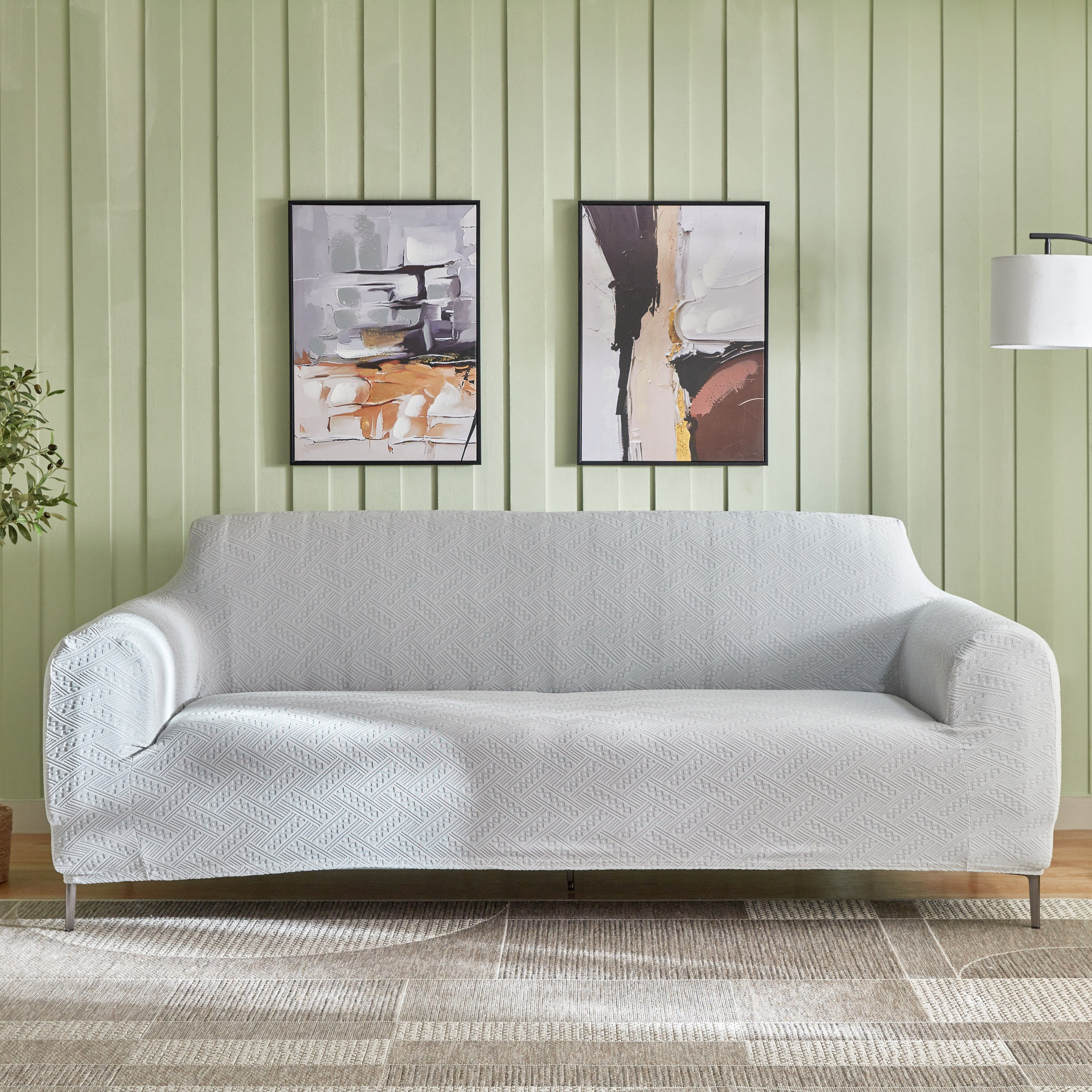 Comfino 3-Seater Knitted Jacquard Sofa Cover - 180-225 cm-PROMO_HB_AE_B2G2_011025-image-2