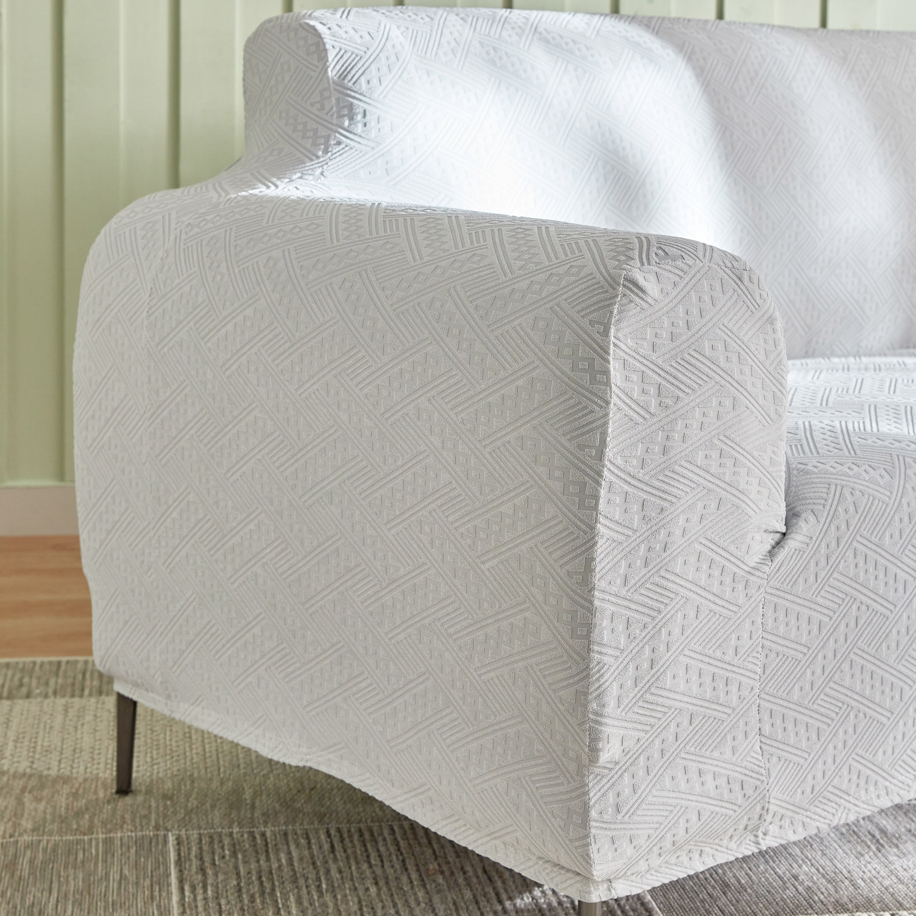 Comfino 3-Seater Knitted Jacquard Sofa Cover - 180-225 cm-PROMO_HB_AE_B2G2_011025-image-3