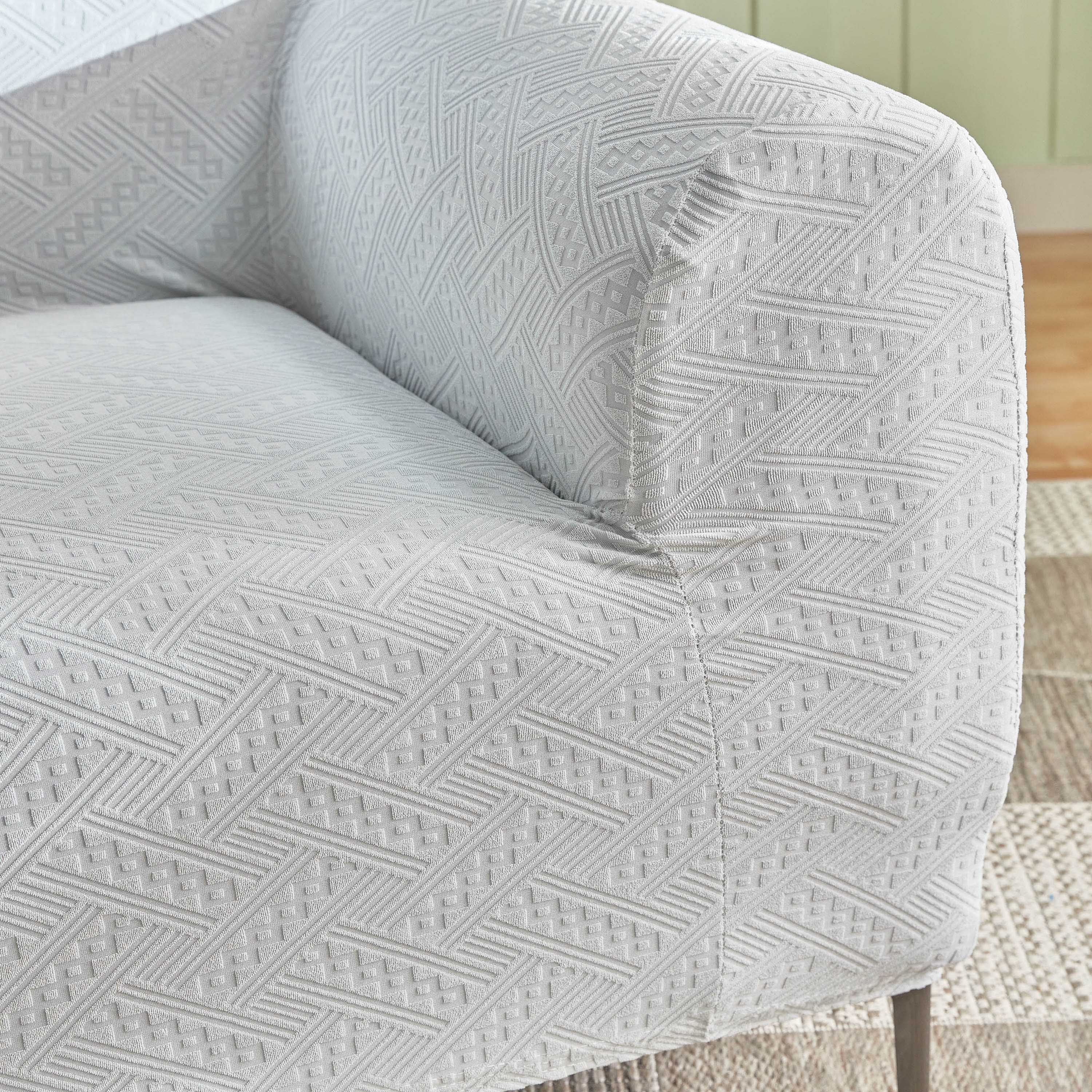 Comfino 3-Seater Knitted Jacquard Sofa Cover - 180-225 cm-PROMO_HB_AE_B2G2_011025-image-4