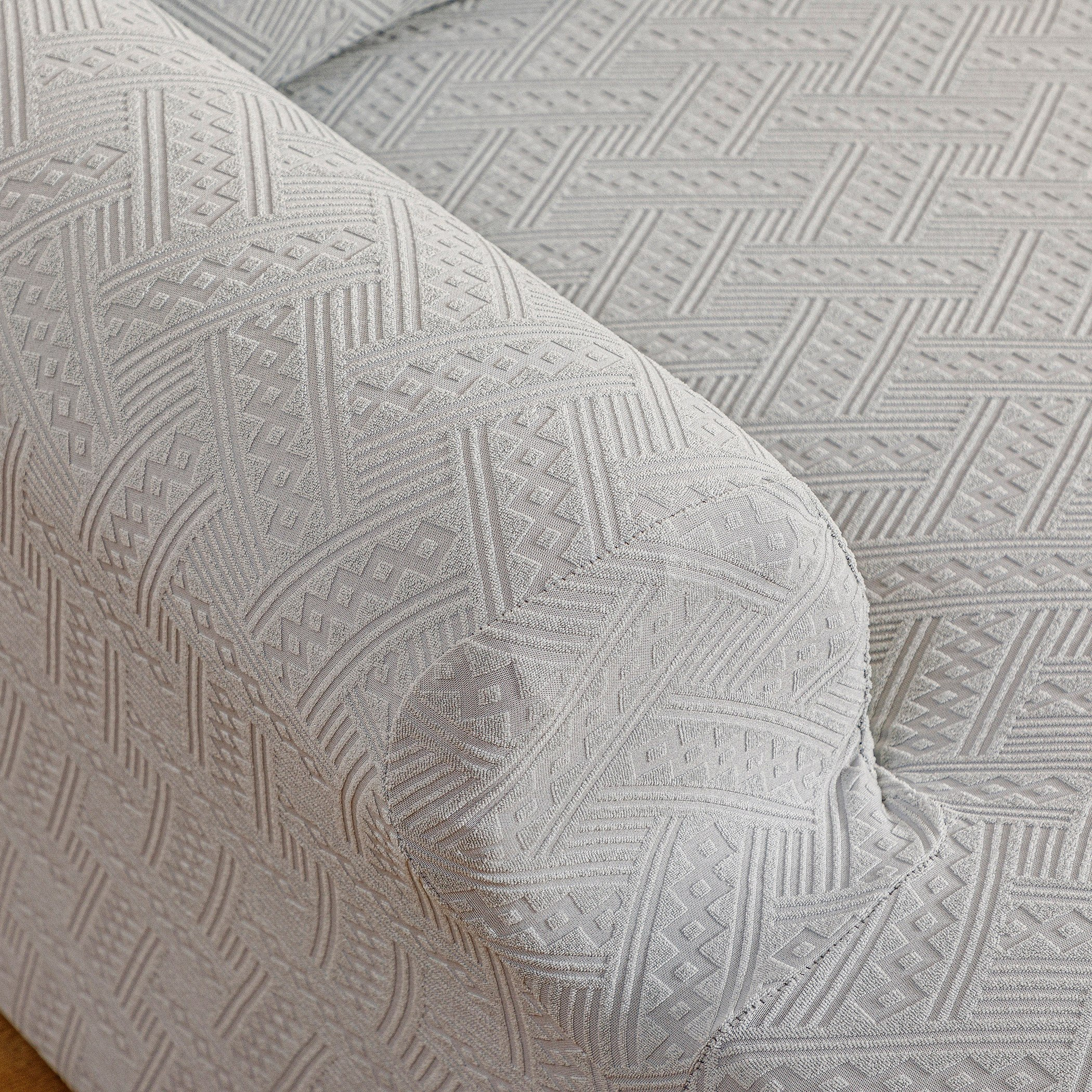غطاء كنبة ركنية يمين جاكار محبوك سادة من كومفينو - 110-135 و 90-100 سم-hbxhomeware-hbxdecorandfurnishings-image-3