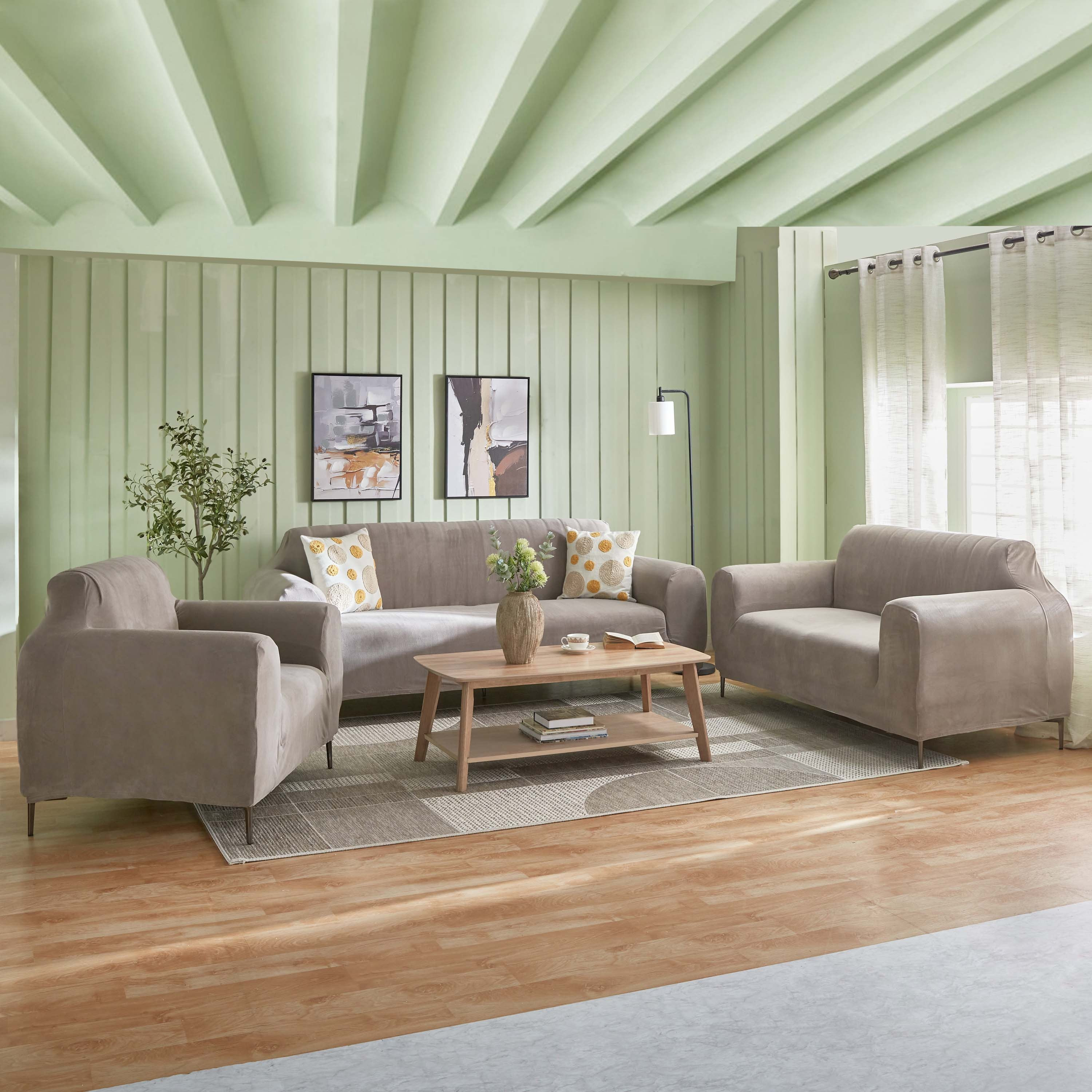 Veloura Velveteen 3-Seater Sofa Cover - 180-225 cm-PROMO_HB_AE_B1G1_250925-image-6