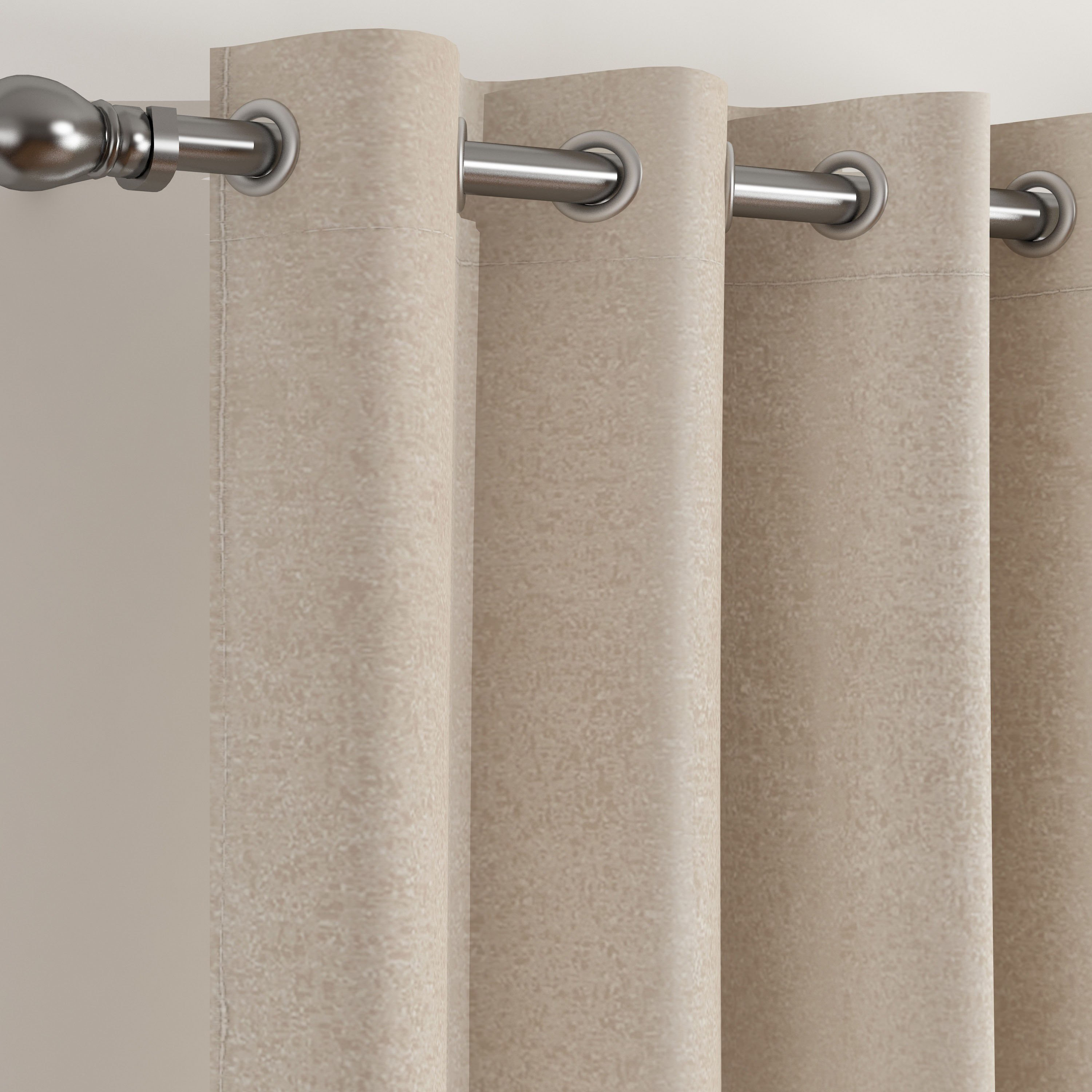 Lisbon Aavya 2-Piece Extra Long Jacquard Curtain Set - 140x300 cm-hbxhomeware-hbxdecorandfurnishings-image-2