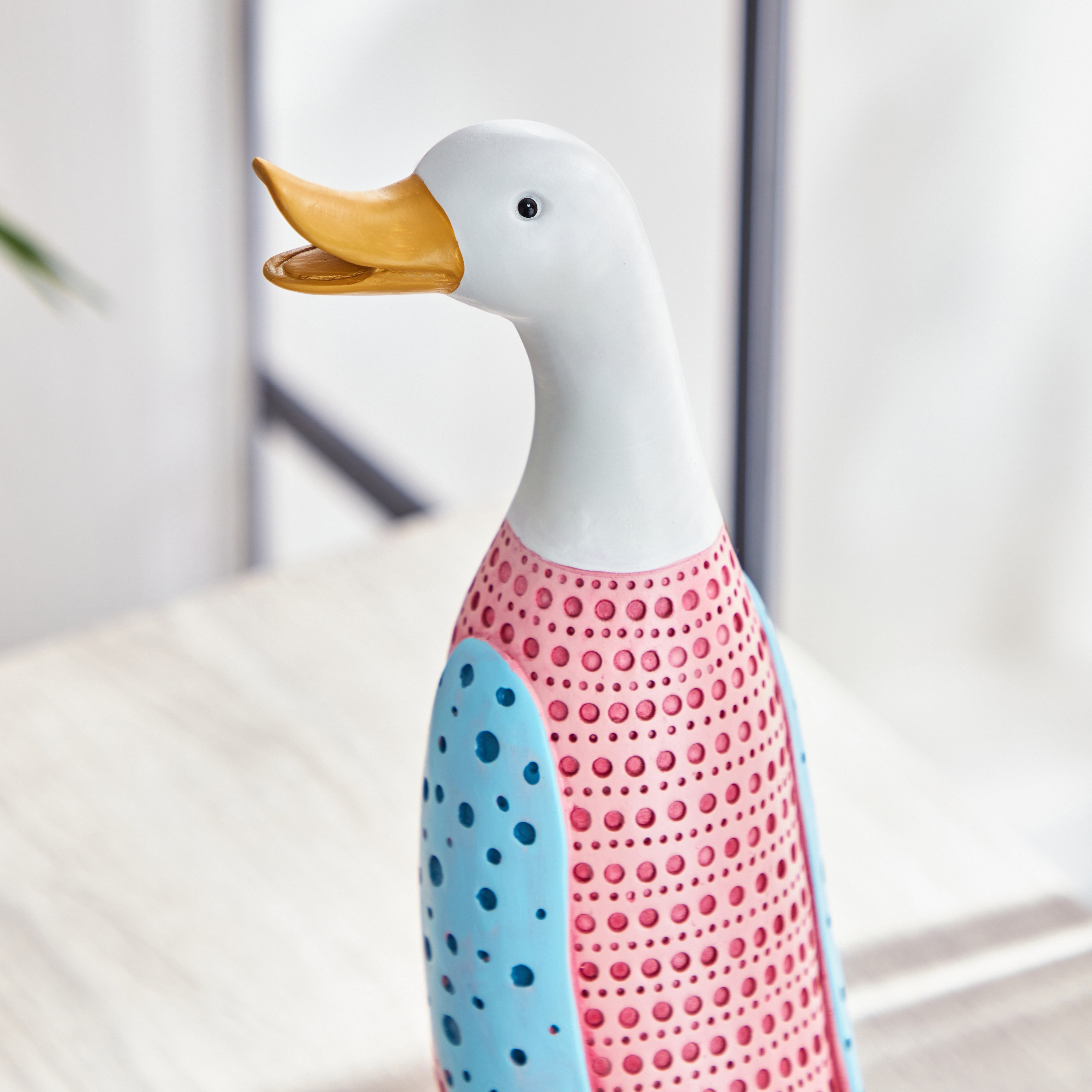 Duck Resin Decorative Showpiece - 14x12x34.7 cm-hbxhomeware-hbxkidsandyouth-image-3