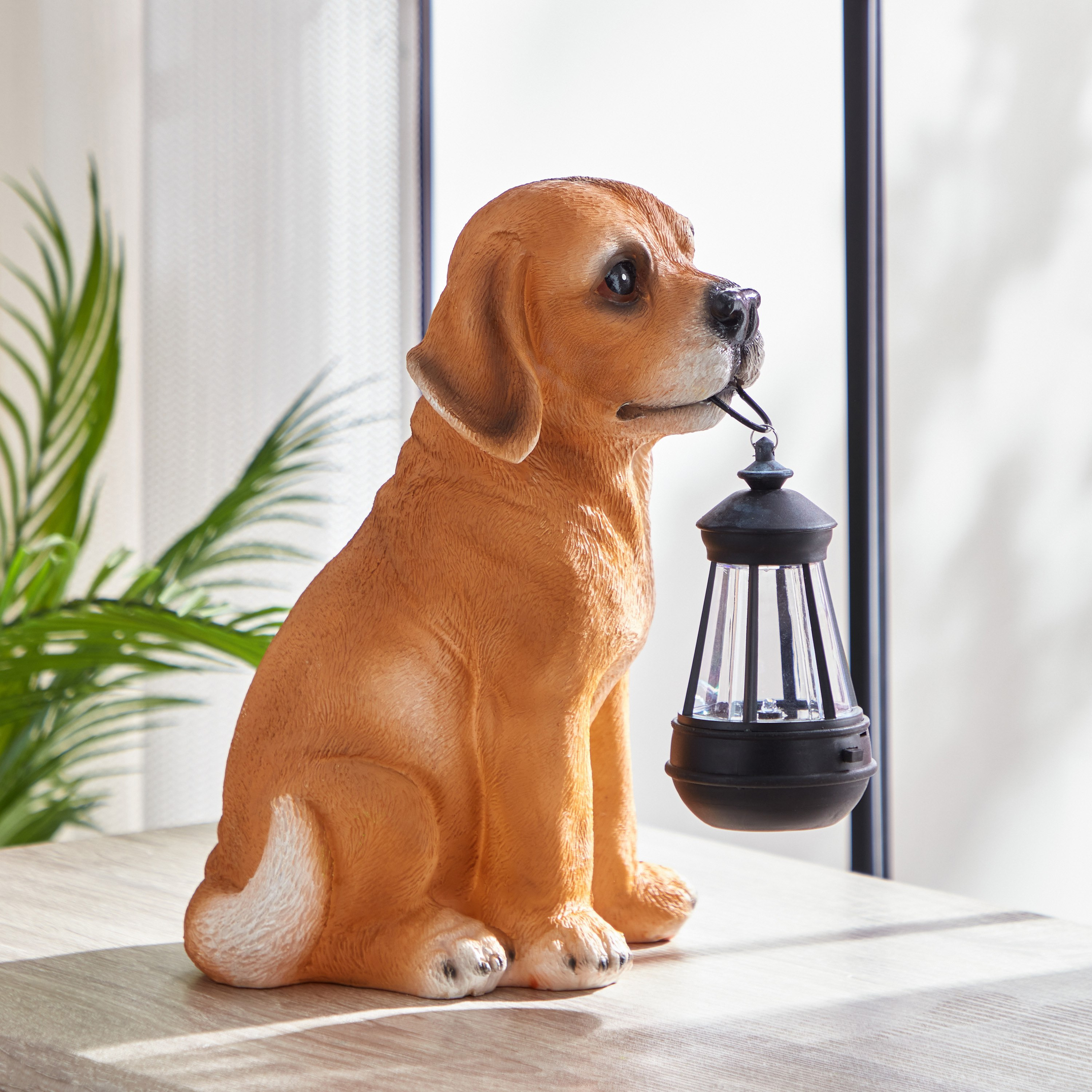 Dog Resin LED Lantern - 24.4x15.5x29.7 cm-hbxhomeware-hbxkidsandyouth-image-3