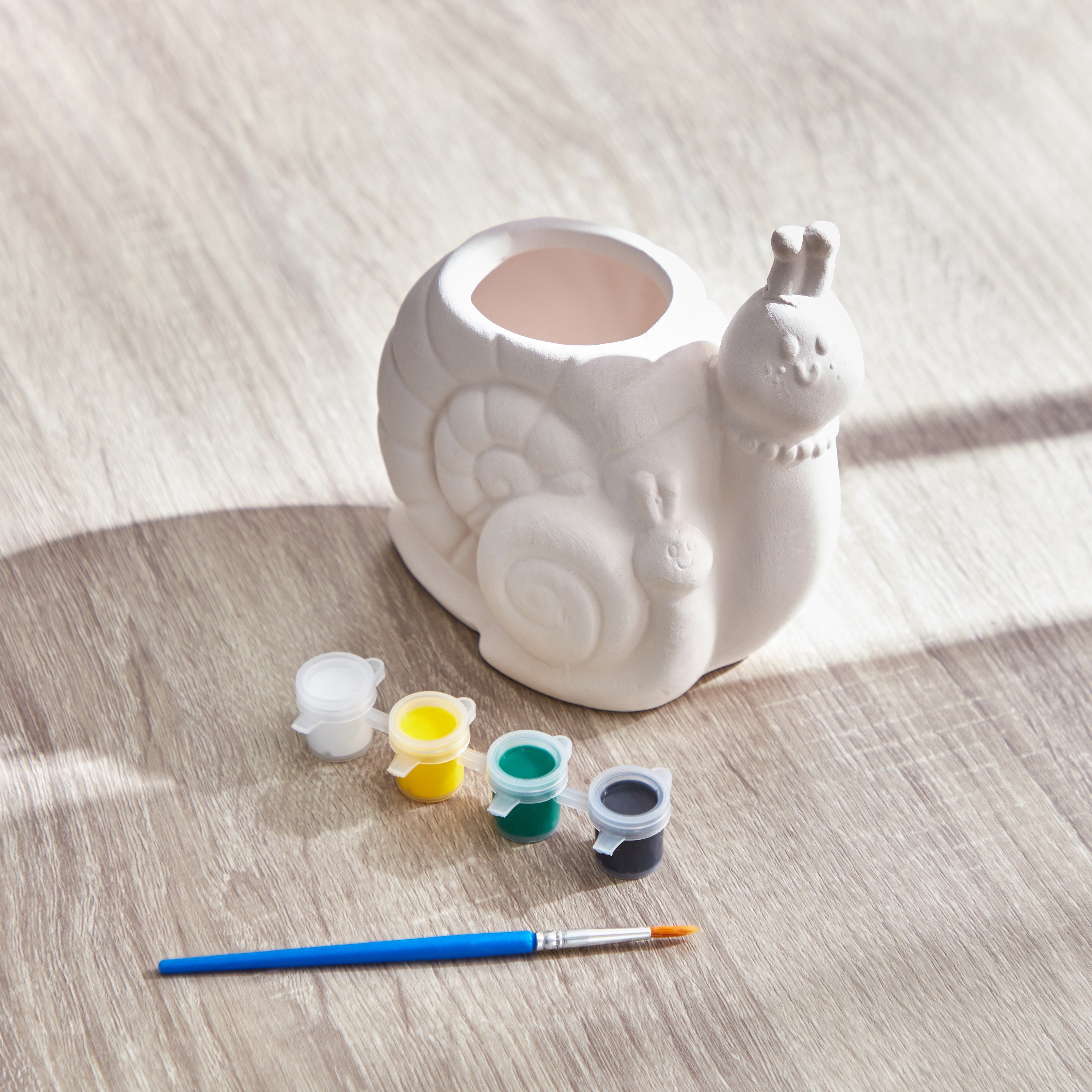 Snail DIY Ceramic Flower Pot with Colors-hbxhomeware-hbxkidsandyouth-image-2