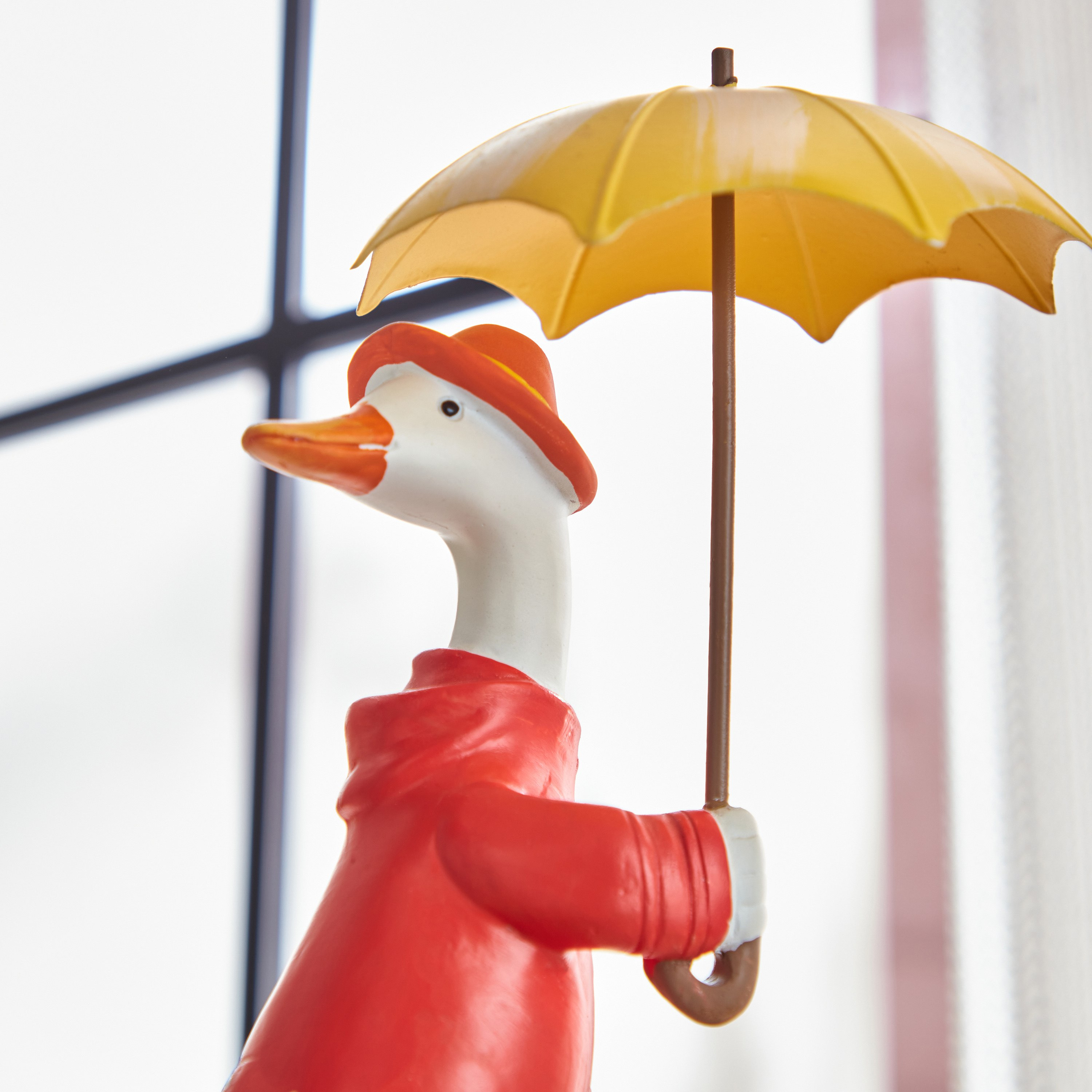 Duck with Umbrella Resin Decor - 15.4x10.8x25.4 cm-hbxhomeware-hbxkidsandyouth-image-3