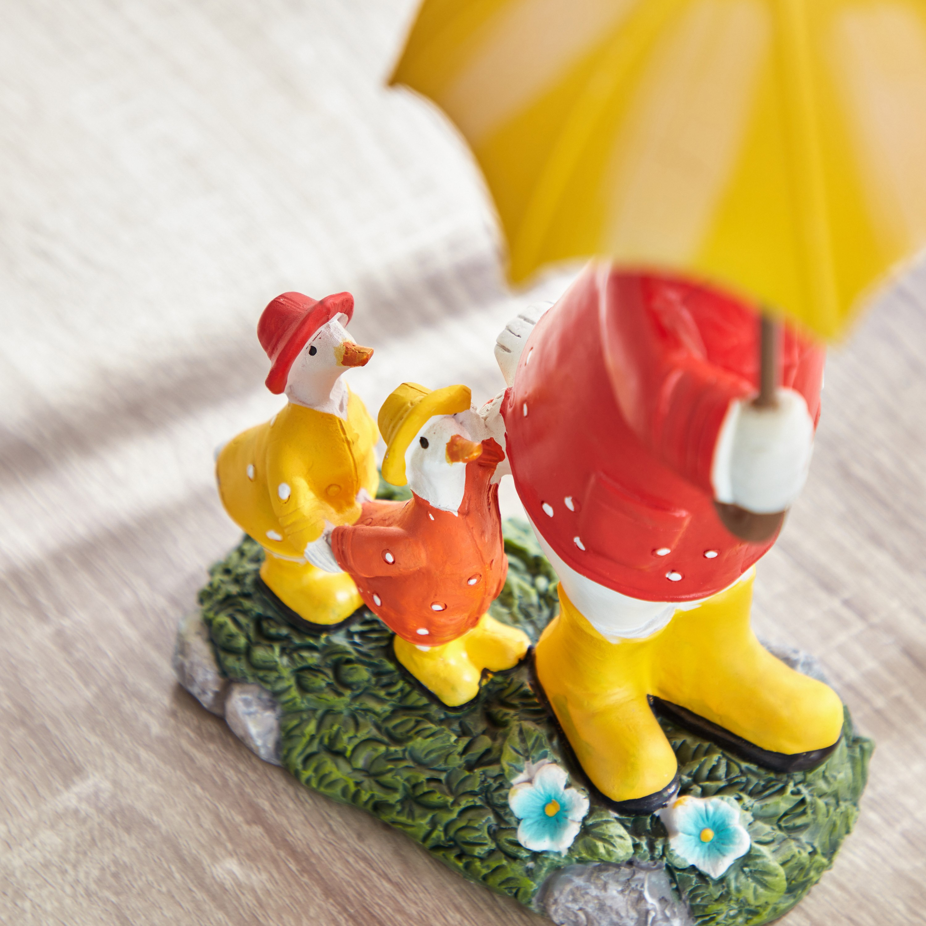 Duck with Umbrella Resin Decor - 15.4x10.8x25.4 cm-hbxhomeware-hbxkidsandyouth-image-4