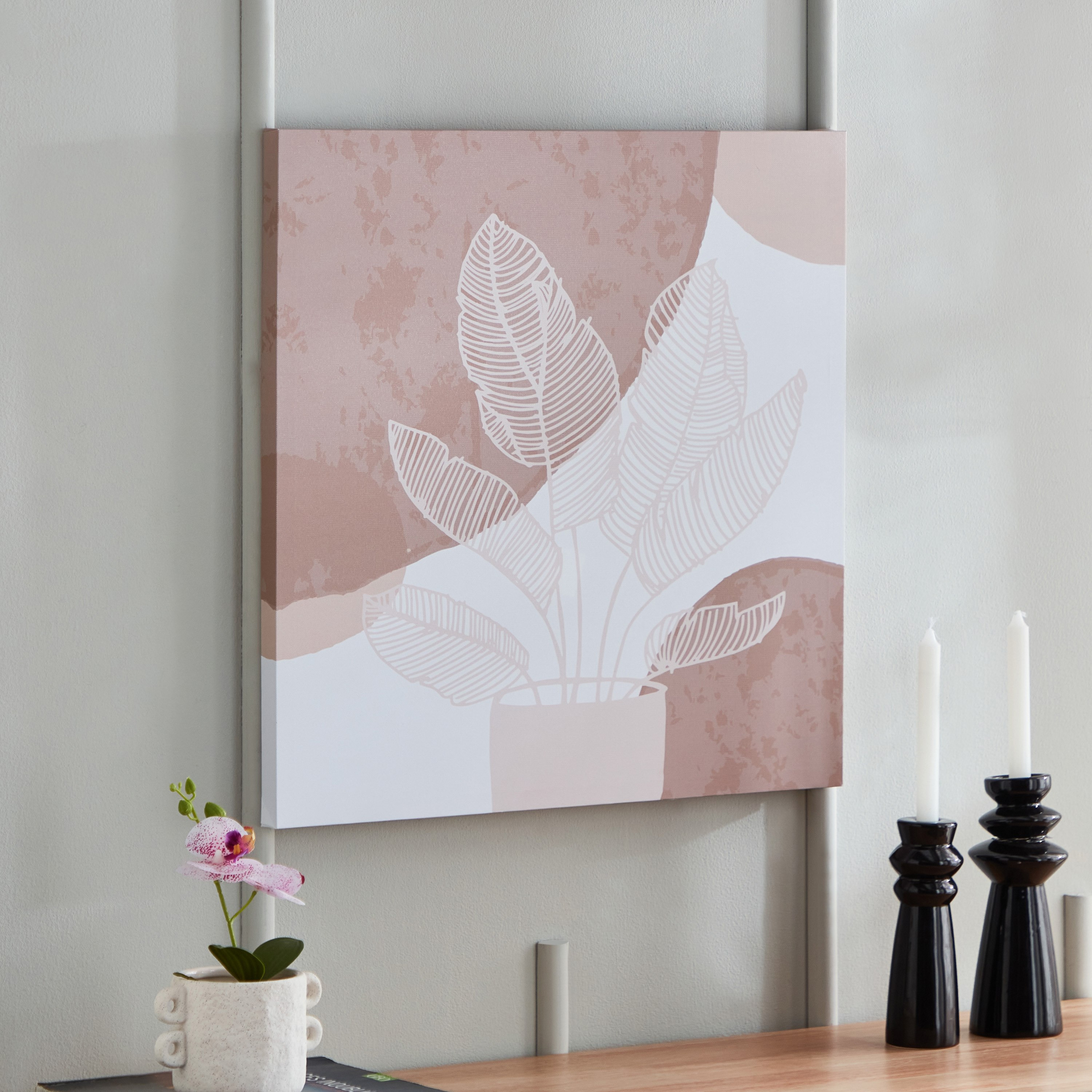 زينة حائط كانفاس بطبعات من أيكا - 60x60x2.5 سم-hbxhomeware-hbxdecorandfurnishings-image-1