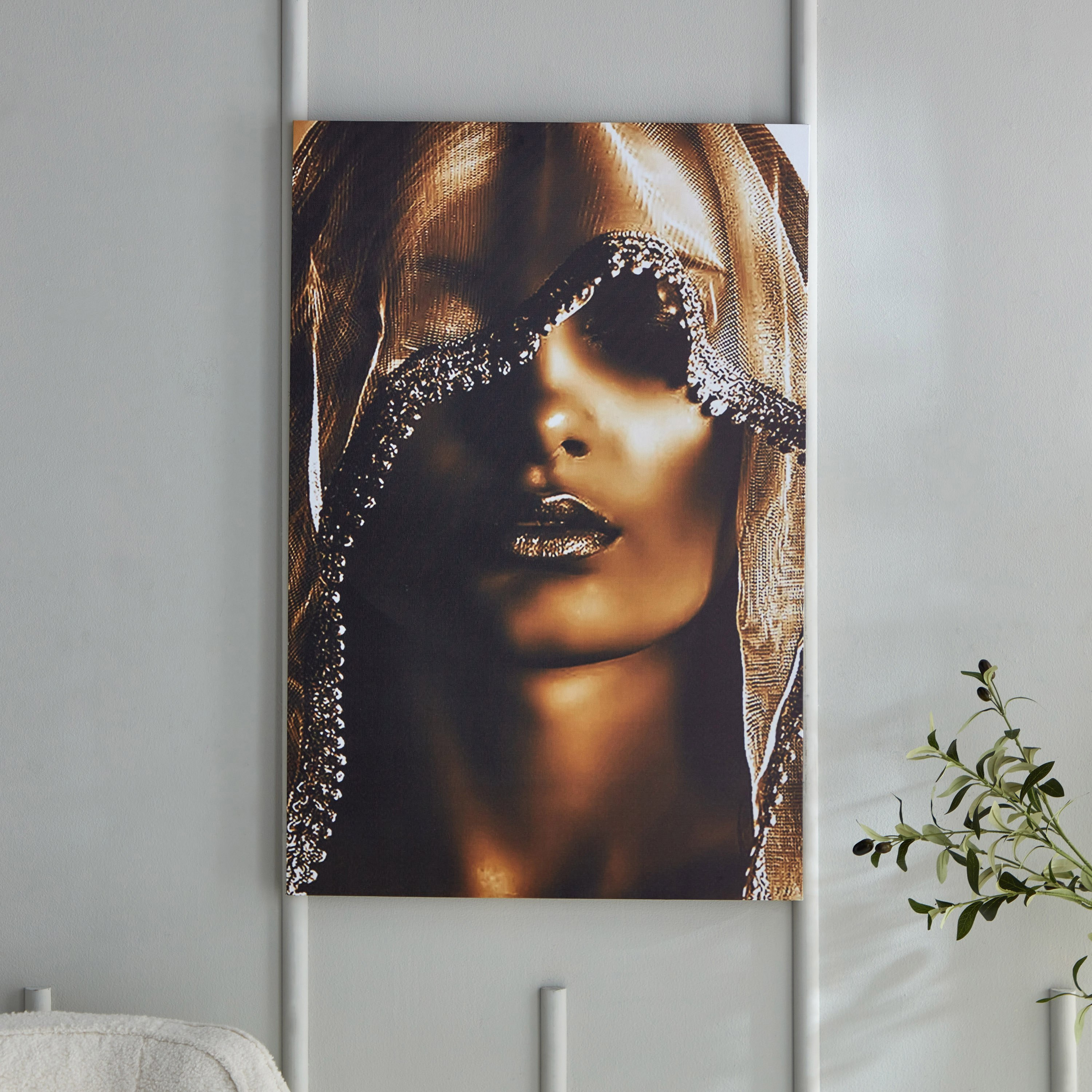 زينة حائط كانفاس بطبعات من أيكا - 60x90x2.5 سم-hbxhomeware-hbxdecorandfurnishings-image-2