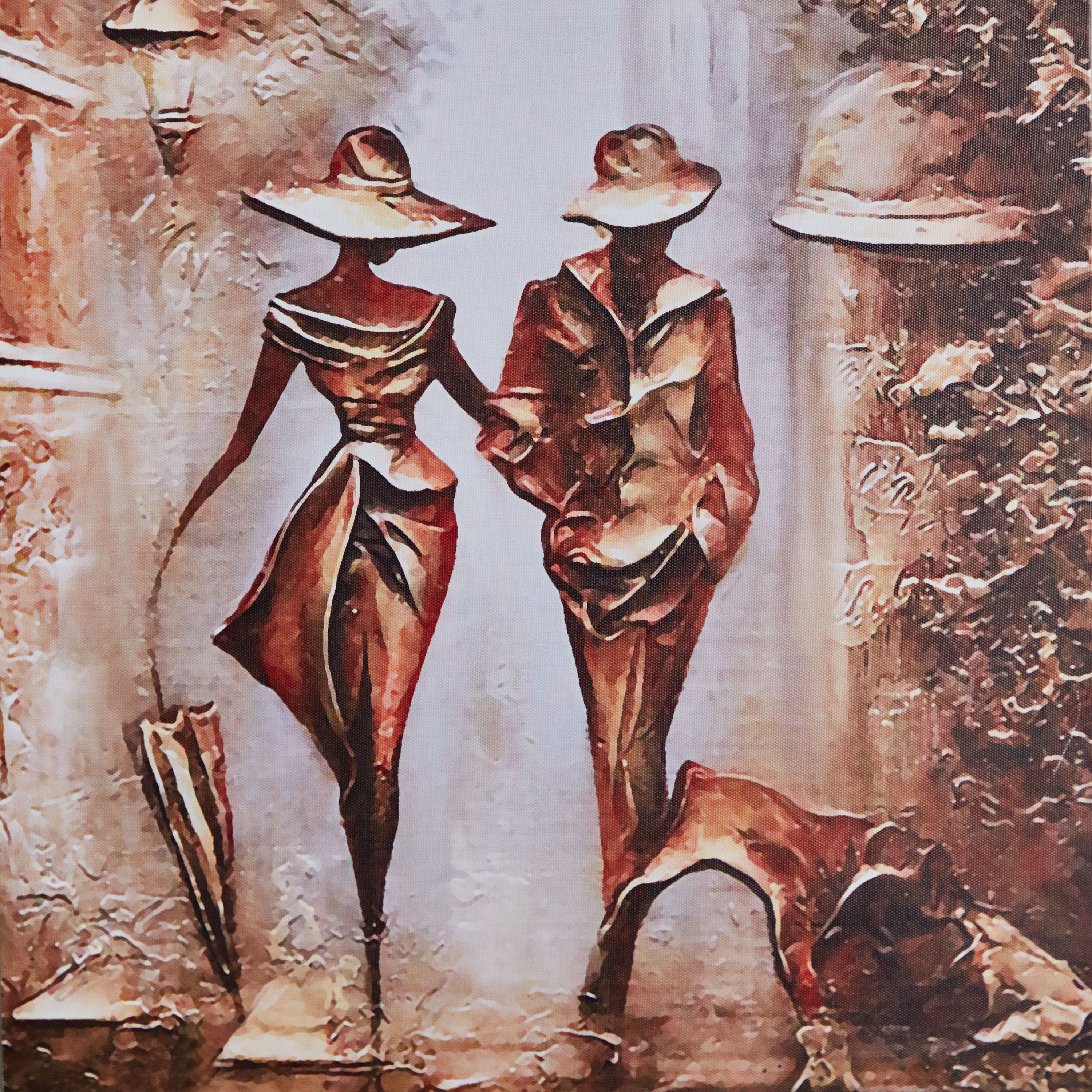 زينة حائط كانفاس بطبعات قطعتين من آيكا - 40x60x2.5 سم-hbxhomeware-hbxdecorandfurnishings-image-3