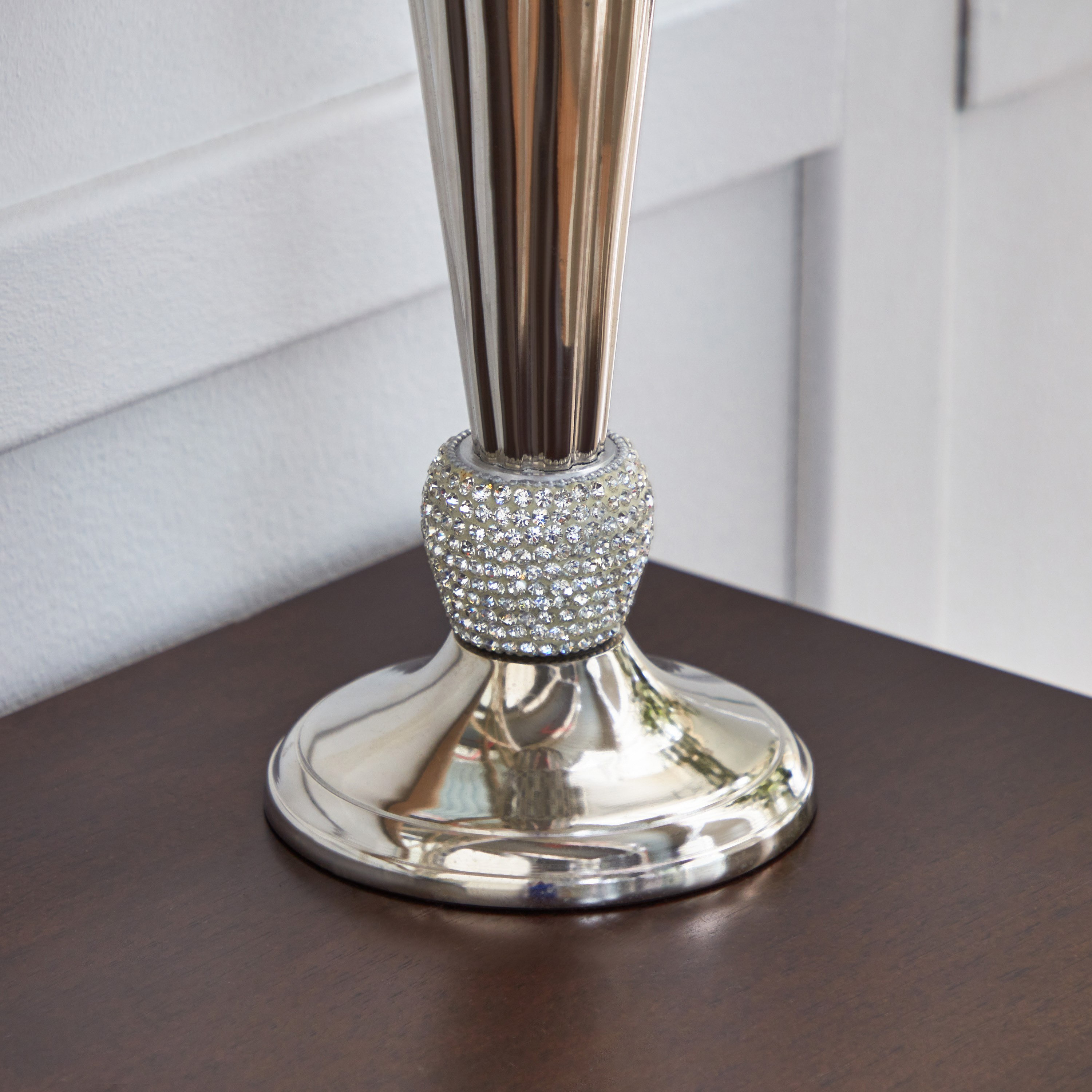 حامل شموع ألومنيوم بريميوم من لينتون - 13.3x13.3x38 سم-hbxlivingroom-decorandaccessories-candleholders-image-4