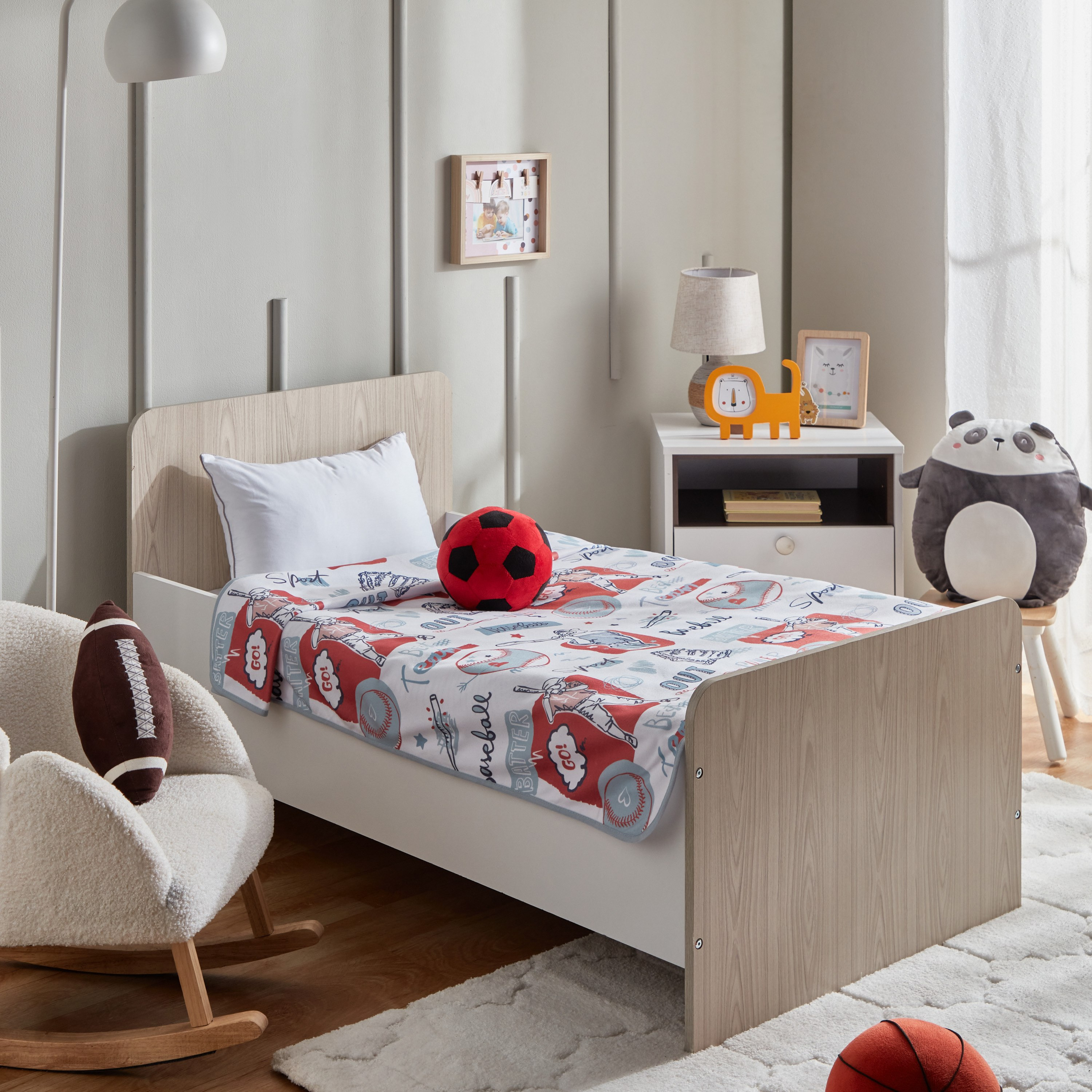 بطانية صوف بولار بطبعات بيسبول مع خيوط بارزة من أركيد - 100x140 سم-hbxhomeware-hbxkidsandyouth-image-6
