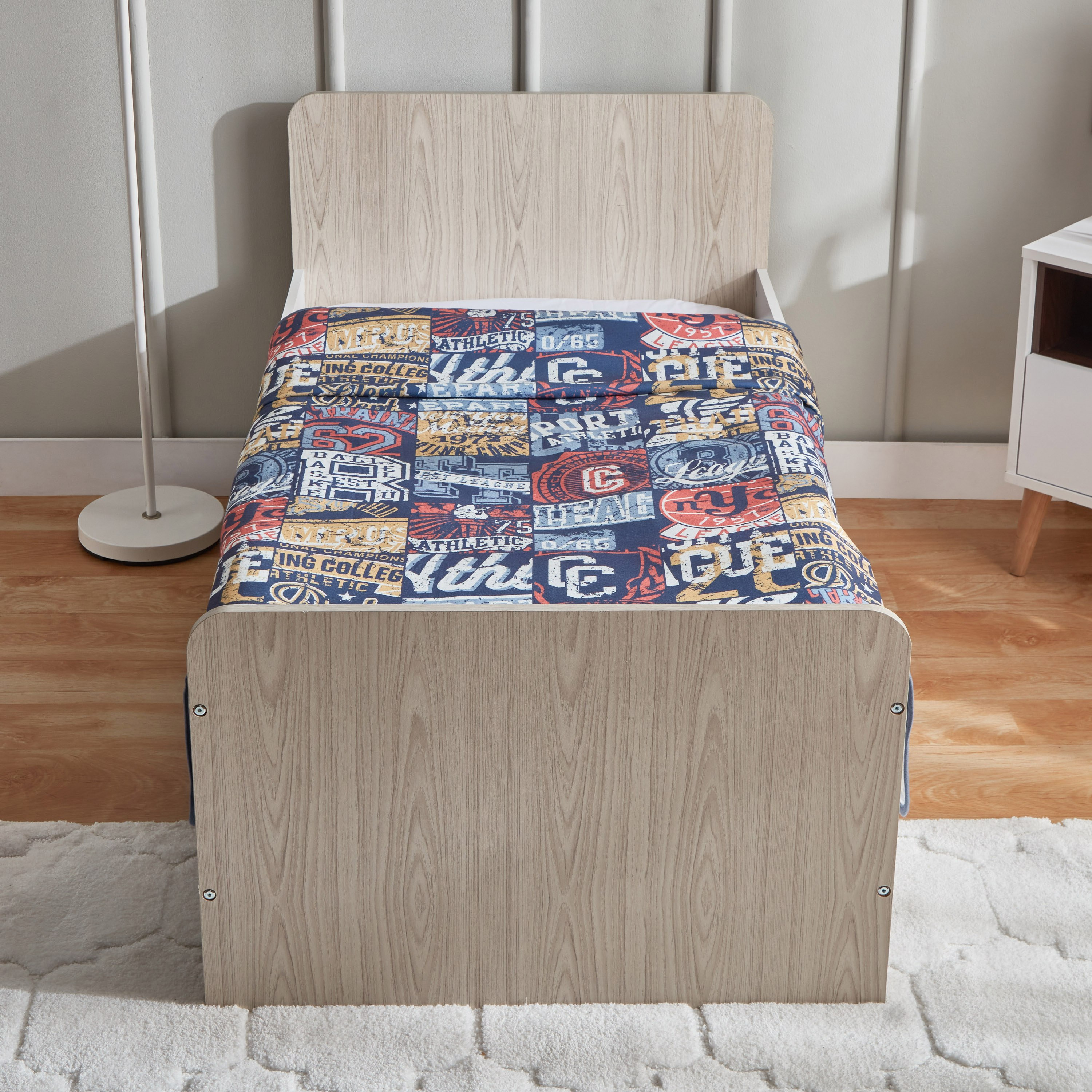 بطانية صوف بولار بطبعات مع حواف من أركيد ليج - 120x160 سم-hbxhomeware-hbxkidsandyouth-image-2
