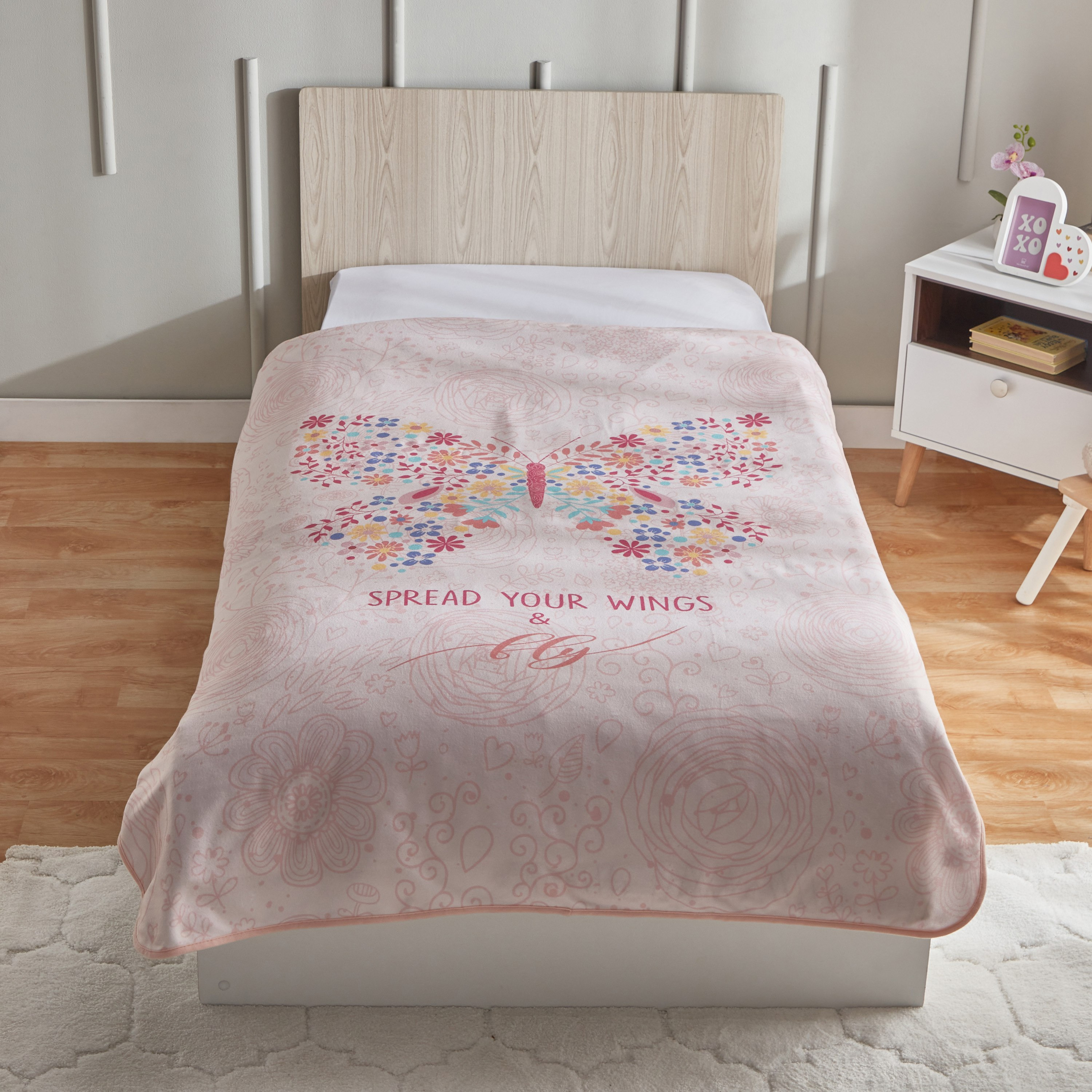 بطانية صوف بولار بطبعات مع حواف من فلوتربي نيلف - 120x160 سم-hbxhomeware-hbxkidsandyouth-image-2