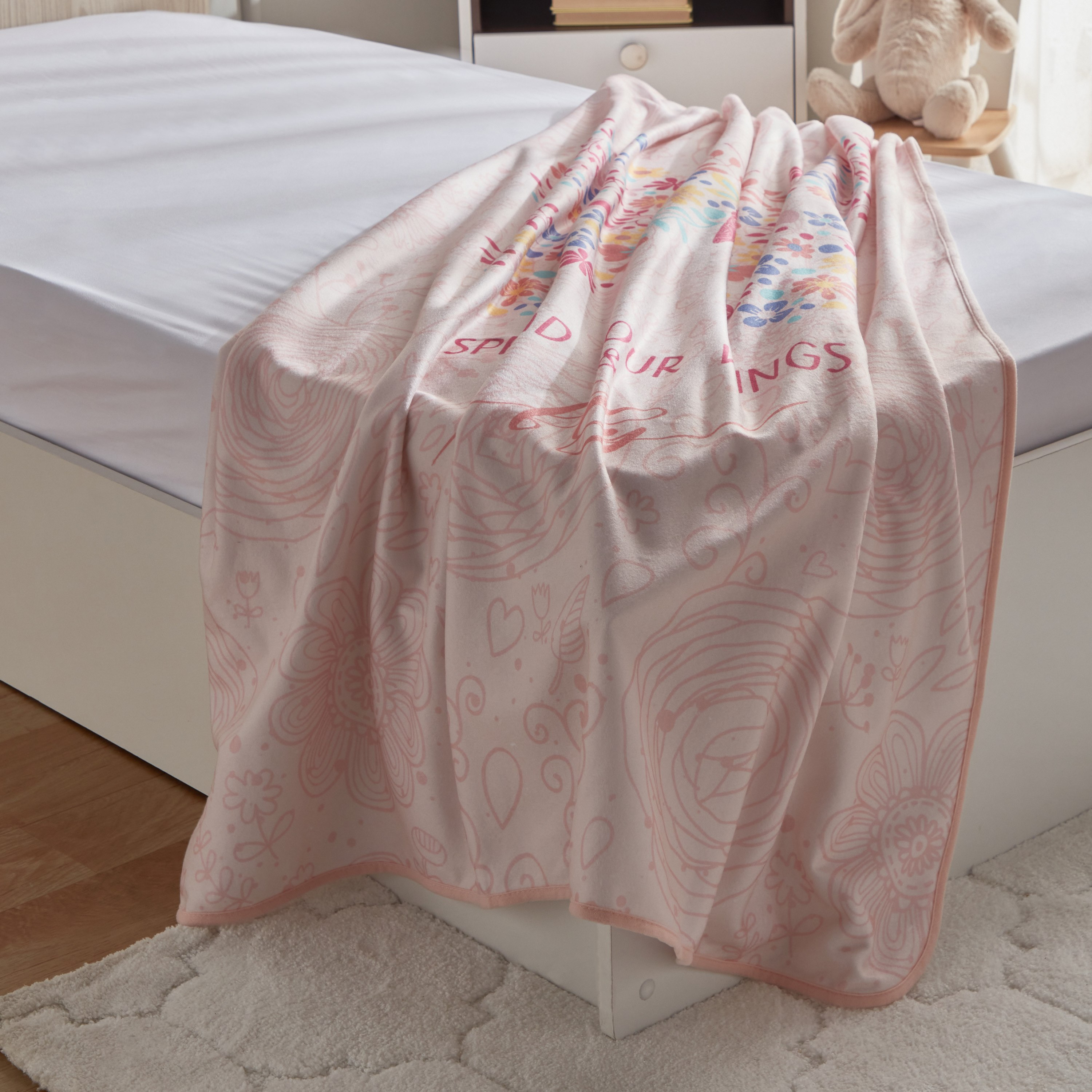 بطانية صوف بولار بطبعات مع حواف من فلوتربي نيلف - 120x160 سم-hbxhomeware-hbxkidsandyouth-image-4