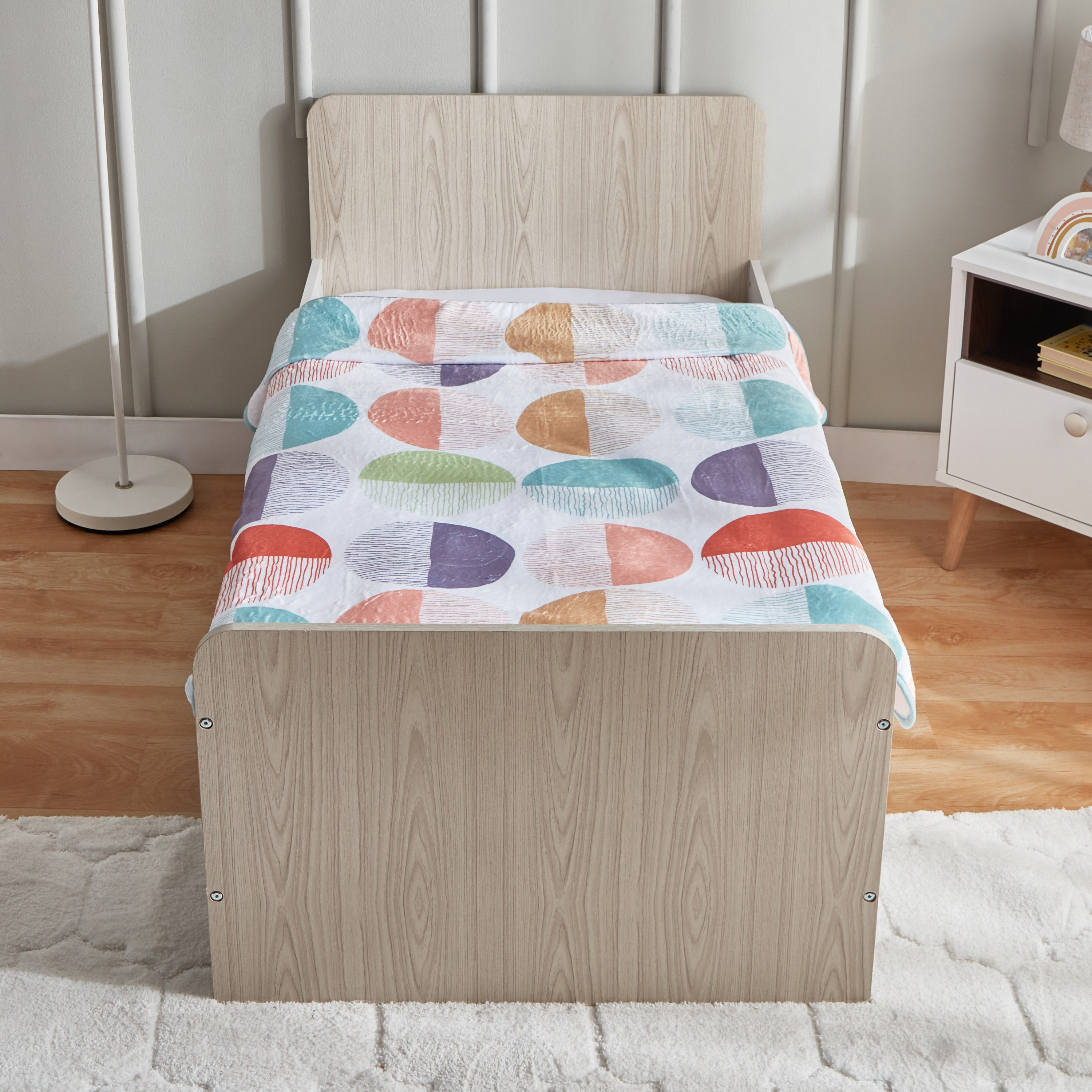 بطانية صوف فلانيل بطبعات مع حواف من بلايلاند باتش - 100x140 سم-hbxhomeware-hbxkidsandyouth-image-2