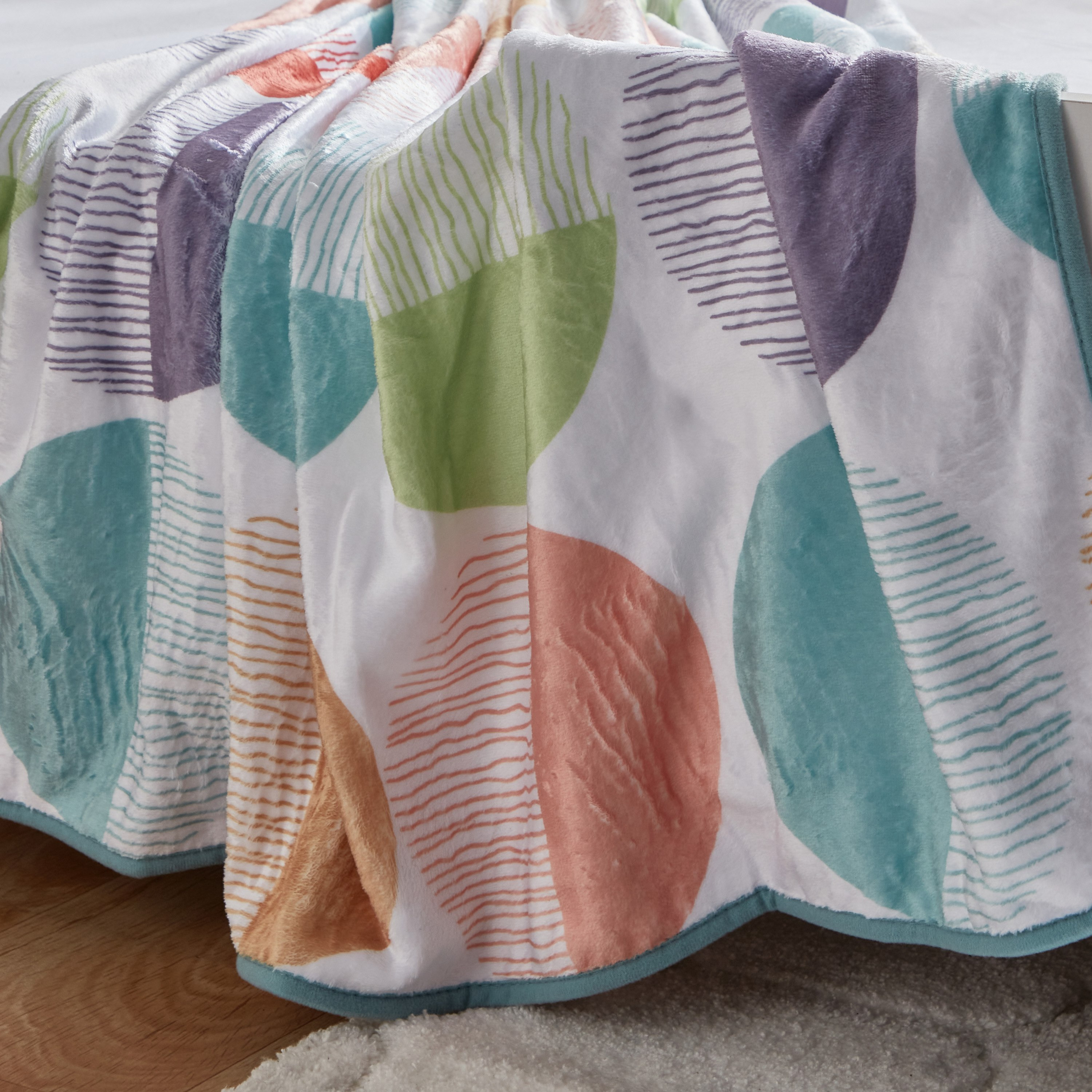 بطانية صوف فلانيل بطبعات مع حواف من بلايلاند باتش - 100x140 سم-hbxhomeware-hbxkidsandyouth-image-5