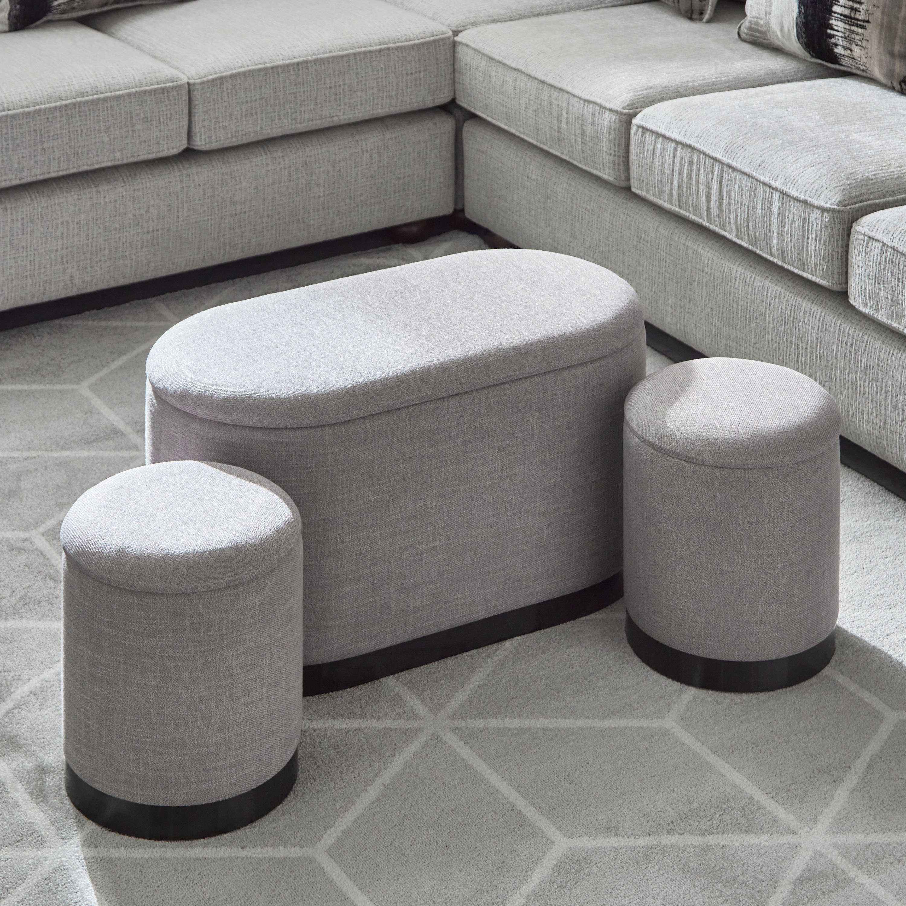 Evelyn 3-Piece Fabric Ottoman Set with Storage-hbxlivingroom-sofasandarmchairs-ottomansandfootstools-image-2