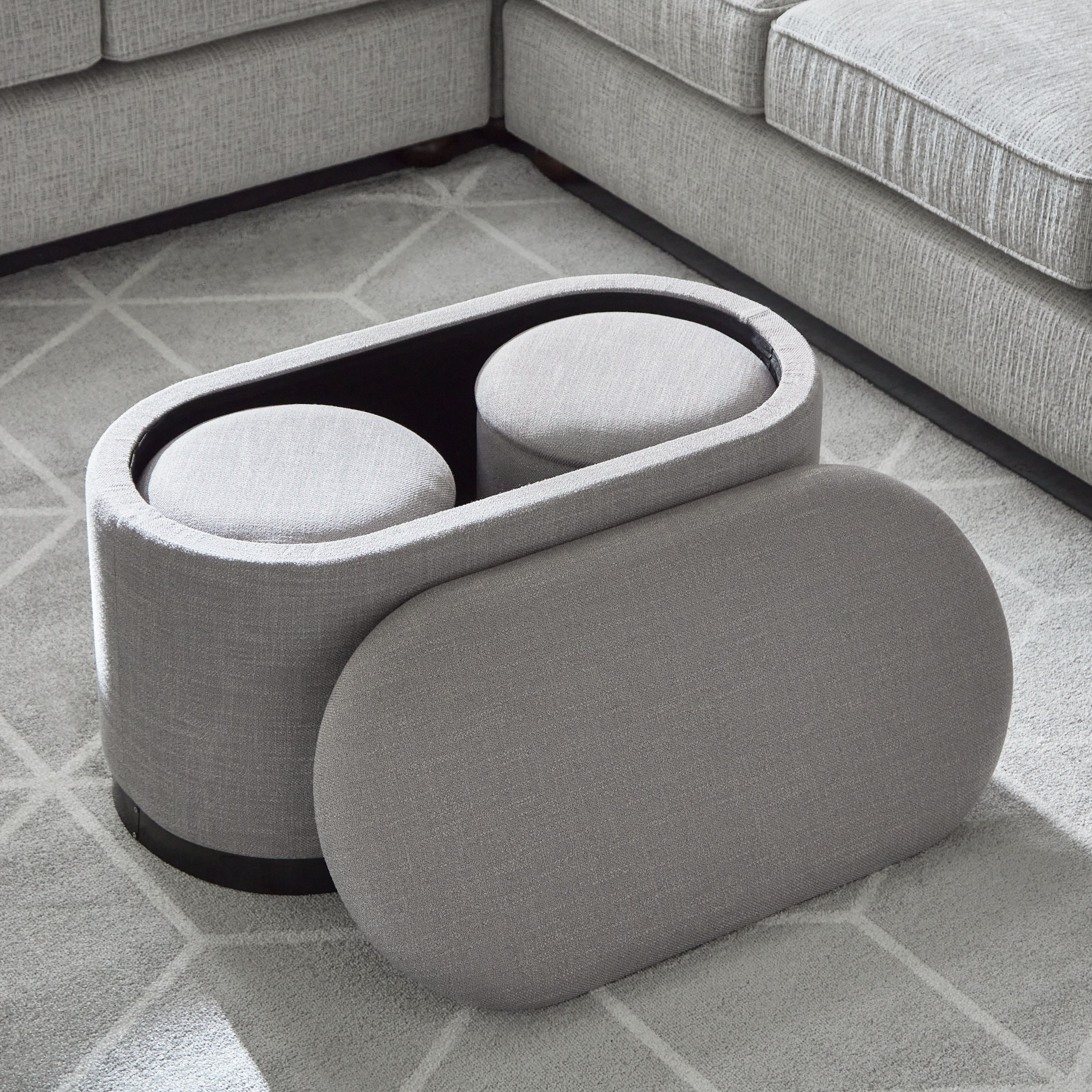 Evelyn 3-Piece Fabric Ottoman Set with Storage-hbxlivingroom-sofasandarmchairs-ottomansandfootstools-image-4