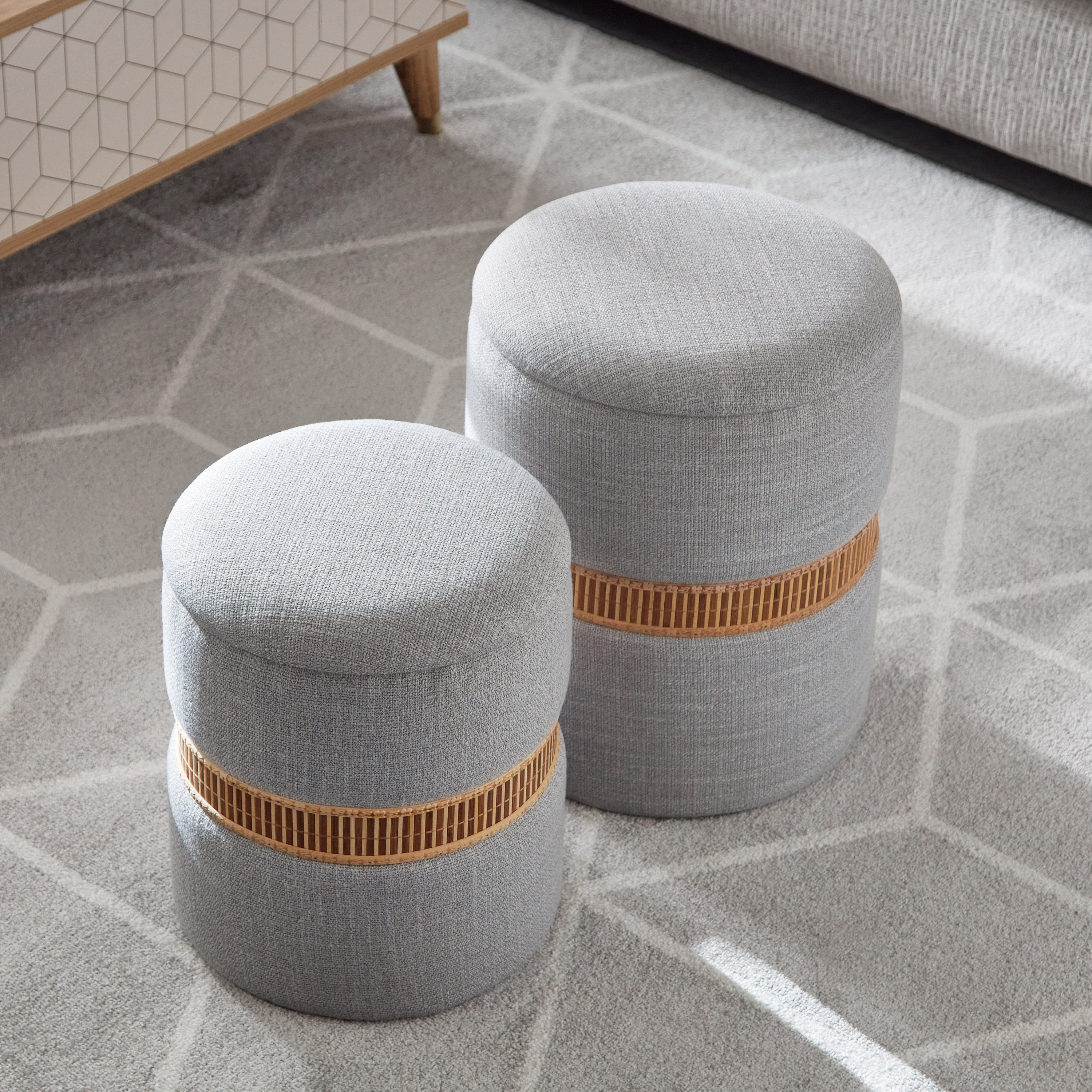 Nordica Bamboo Weave Ring Storage Ottoman - Set of 2-hbxlivingroom-sofasandarmchairs-ottomansandfootstools-image-2