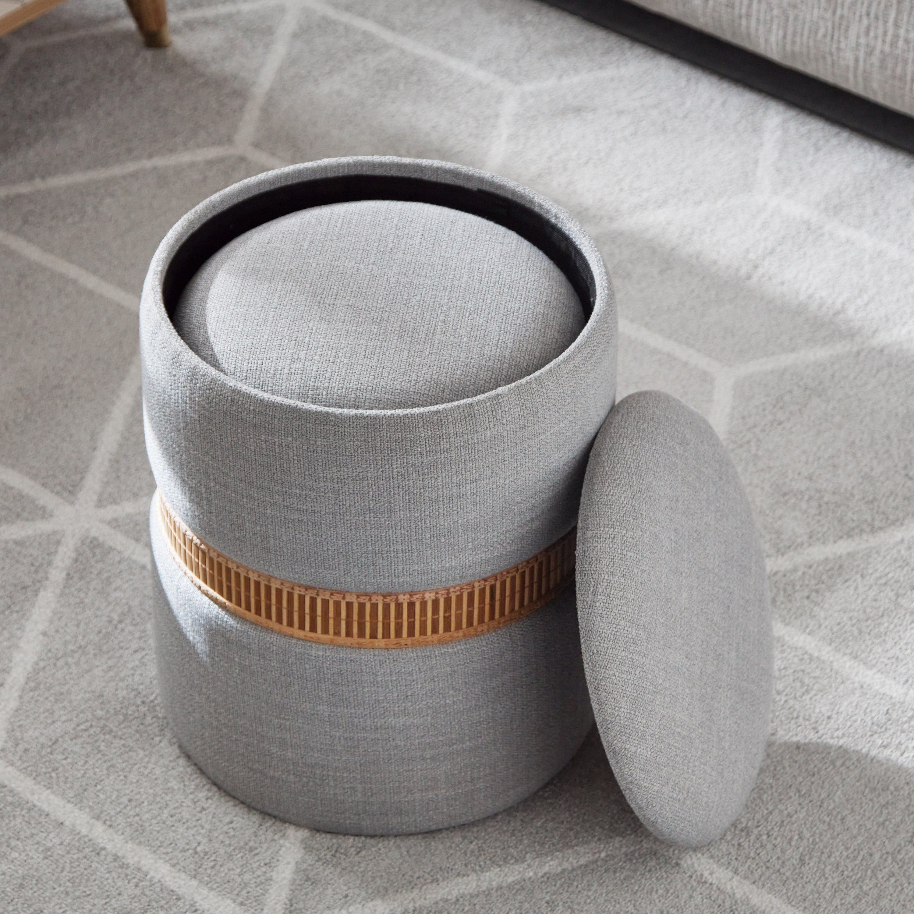 Nordica Bamboo Weave Ring Storage Ottoman - Set of 2-hbxlivingroom-sofasandarmchairs-ottomansandfootstools-image-4