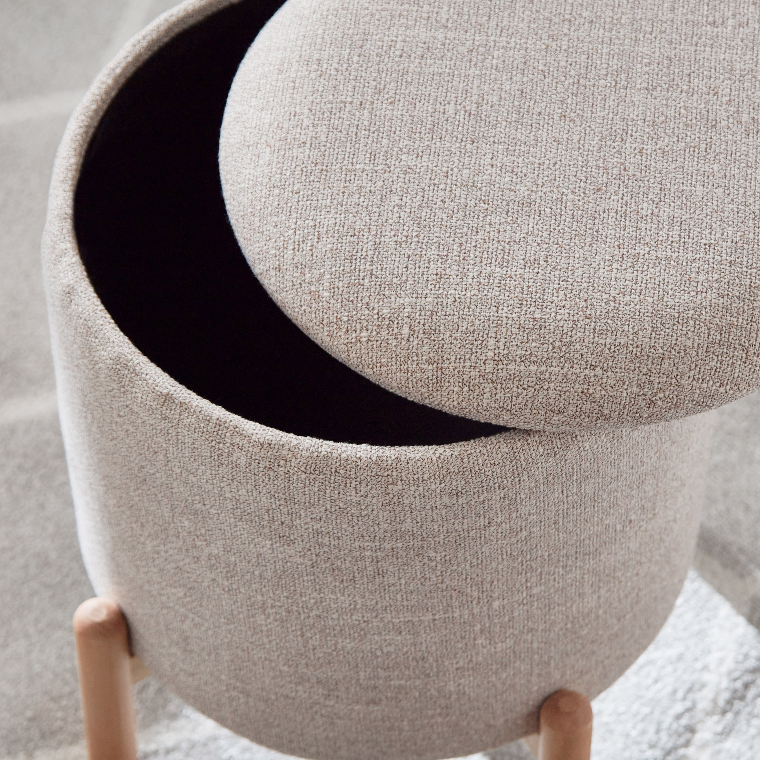 Nordica Wooden Leg Storage Ottoman-hbxlivingroom-sofasandarmchairs-ottomansandfootstools-image-4