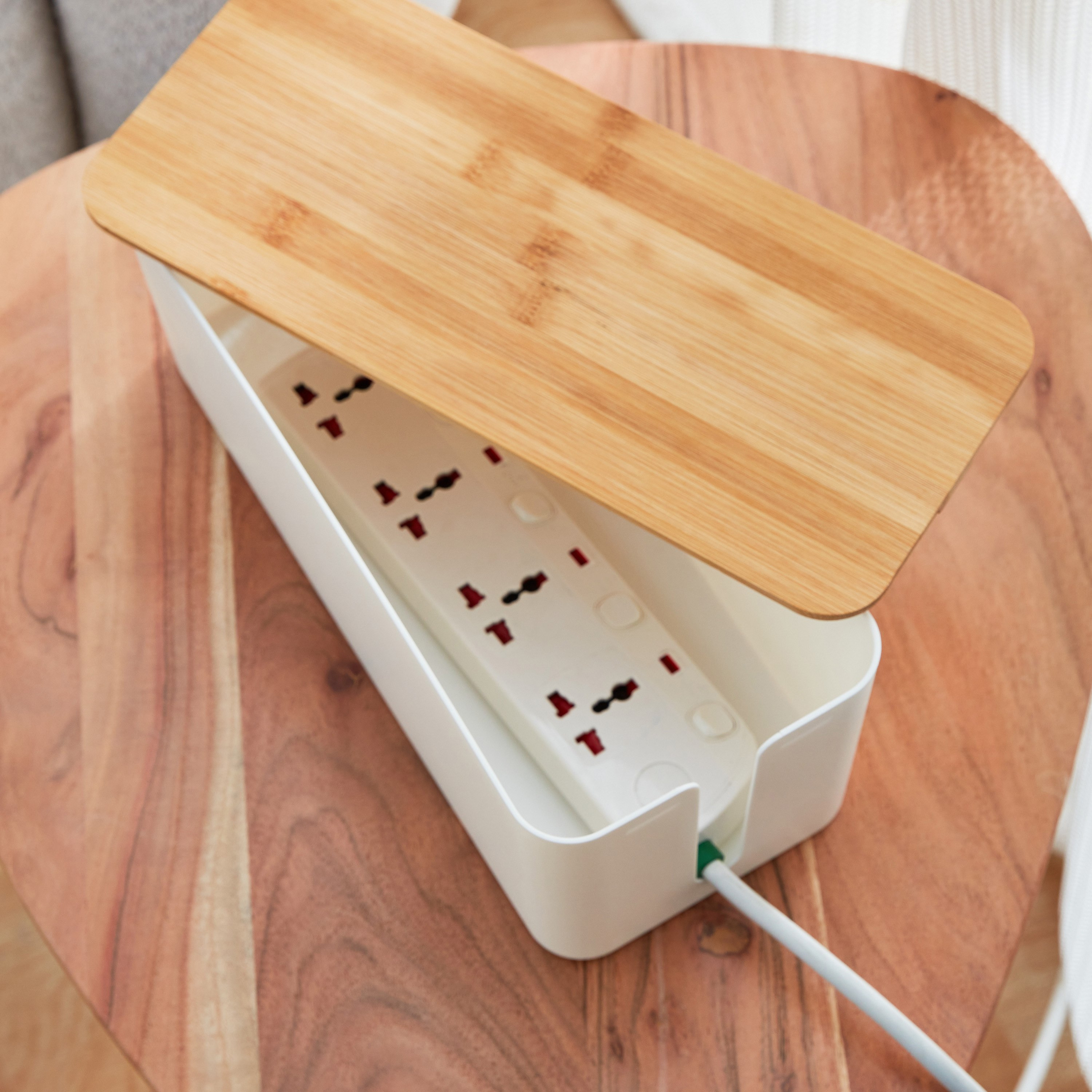 Cable Management Box - 32x13x12 cm-hbxbedroom-bedroomaccessories-bedroomstorage-image-2