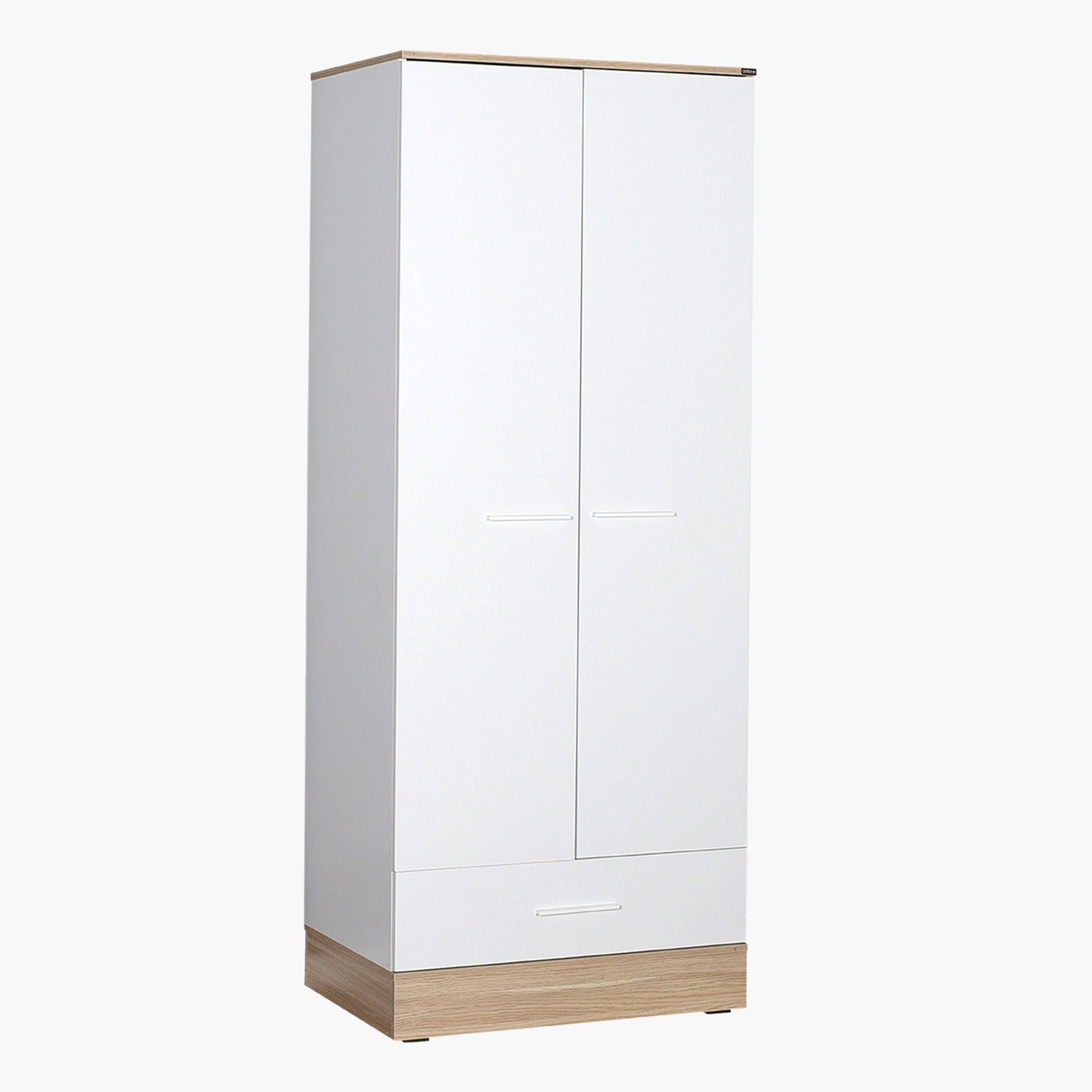 Movo Helina 2-Door Wardrobe with Drawer-hbxfurniture-wardrobes-image-2