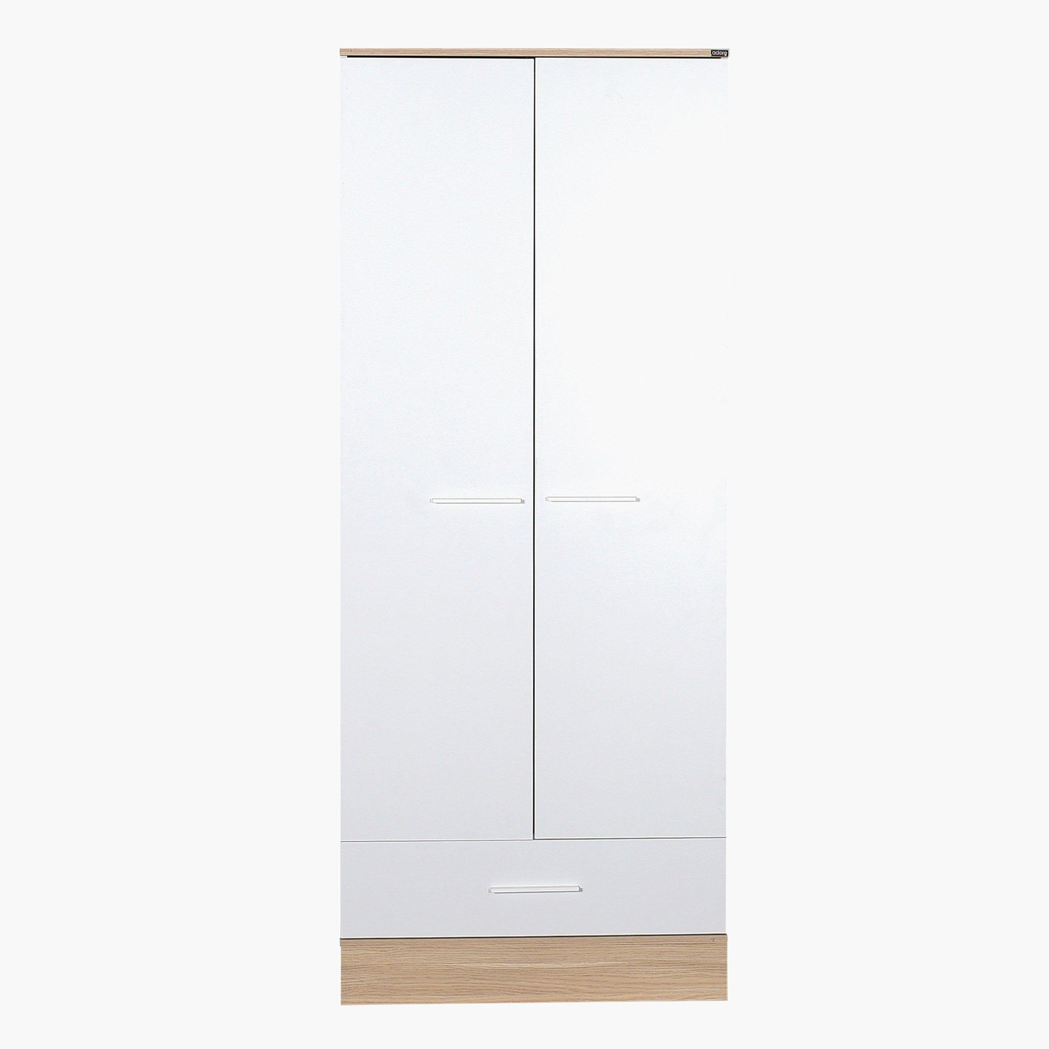 Movo Helina 2-Door Wardrobe with Drawer-hbxfurniture-wardrobes-image-3