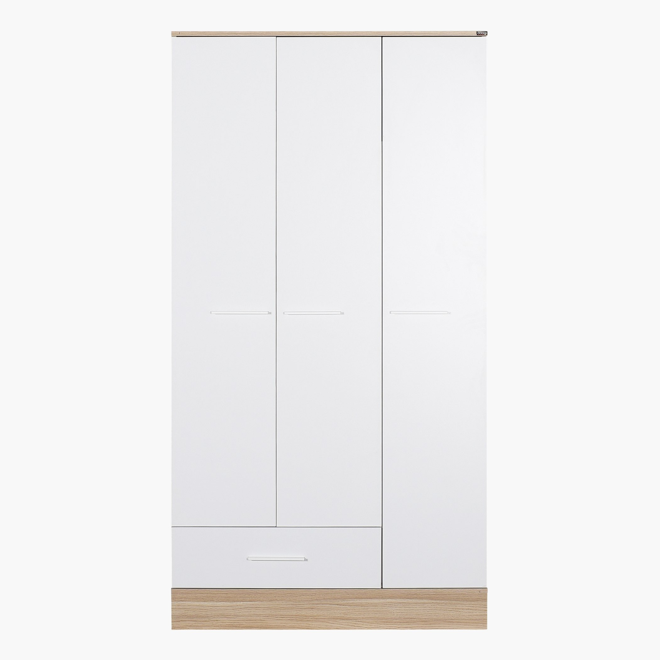 Movo Helina 3-Door Wardrobe with Drawer-hbxfurniture-wardrobes-image-3