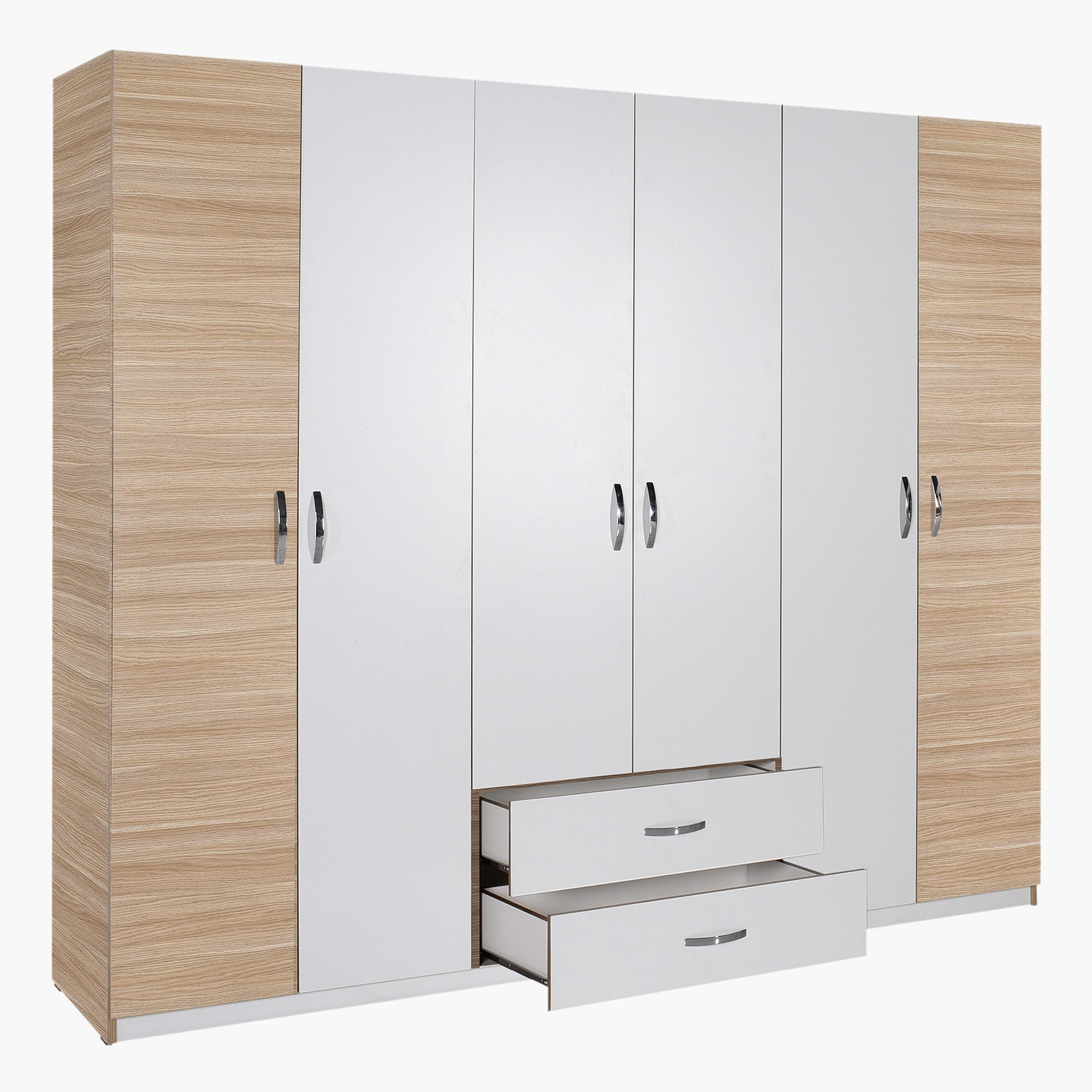 خزانة ملابس 6 أبواب مع درجين - هيلينا من موڤو-hbxfurniture-wardrobes-image-4