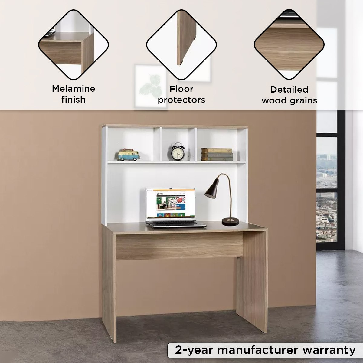 مكتب دراسة مع رف من هيلينا-hbxfurniture-office-desks-image-4