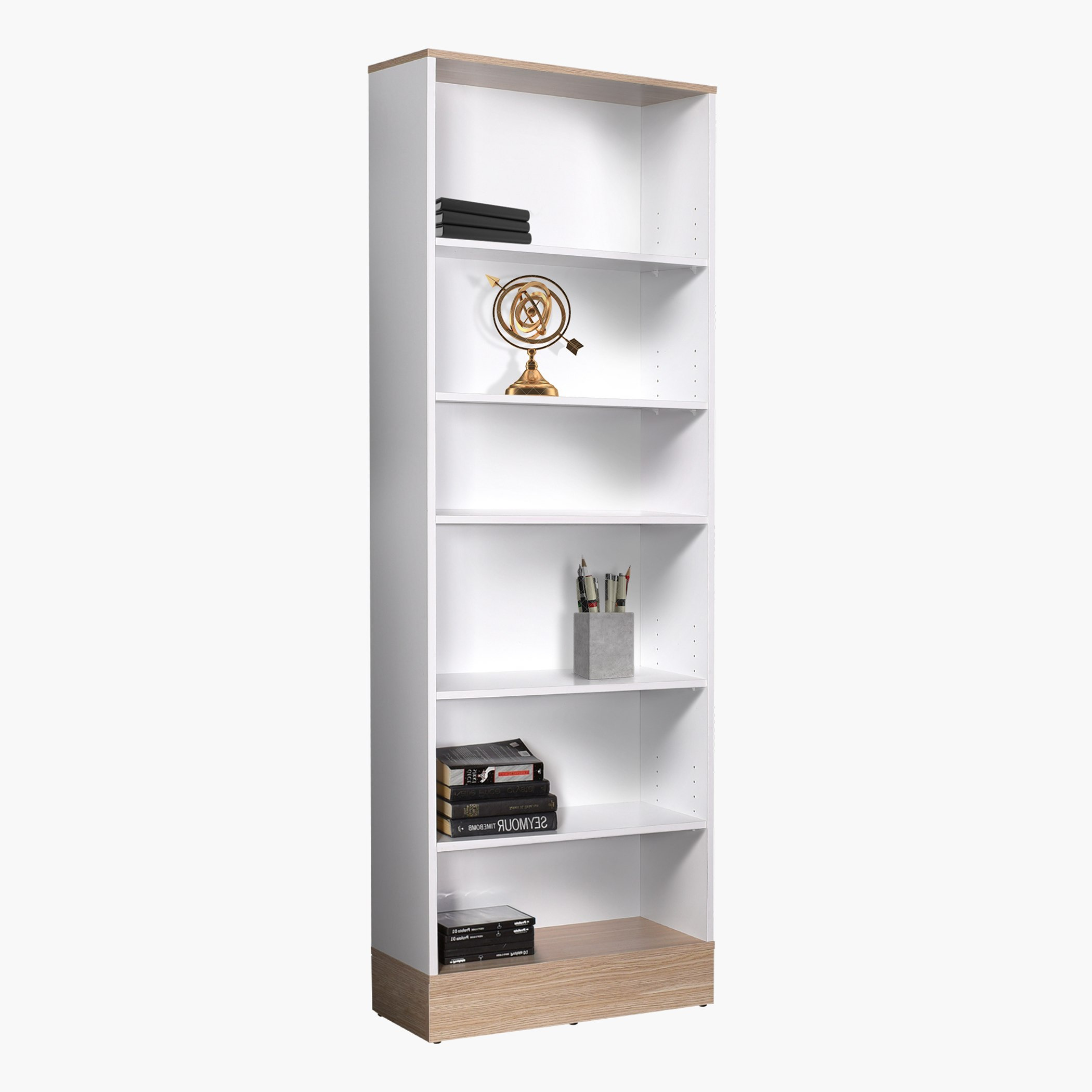 خزانة كتب 6 أرفف من هيلينا-hbxfurniture-office-bookcases-image-3