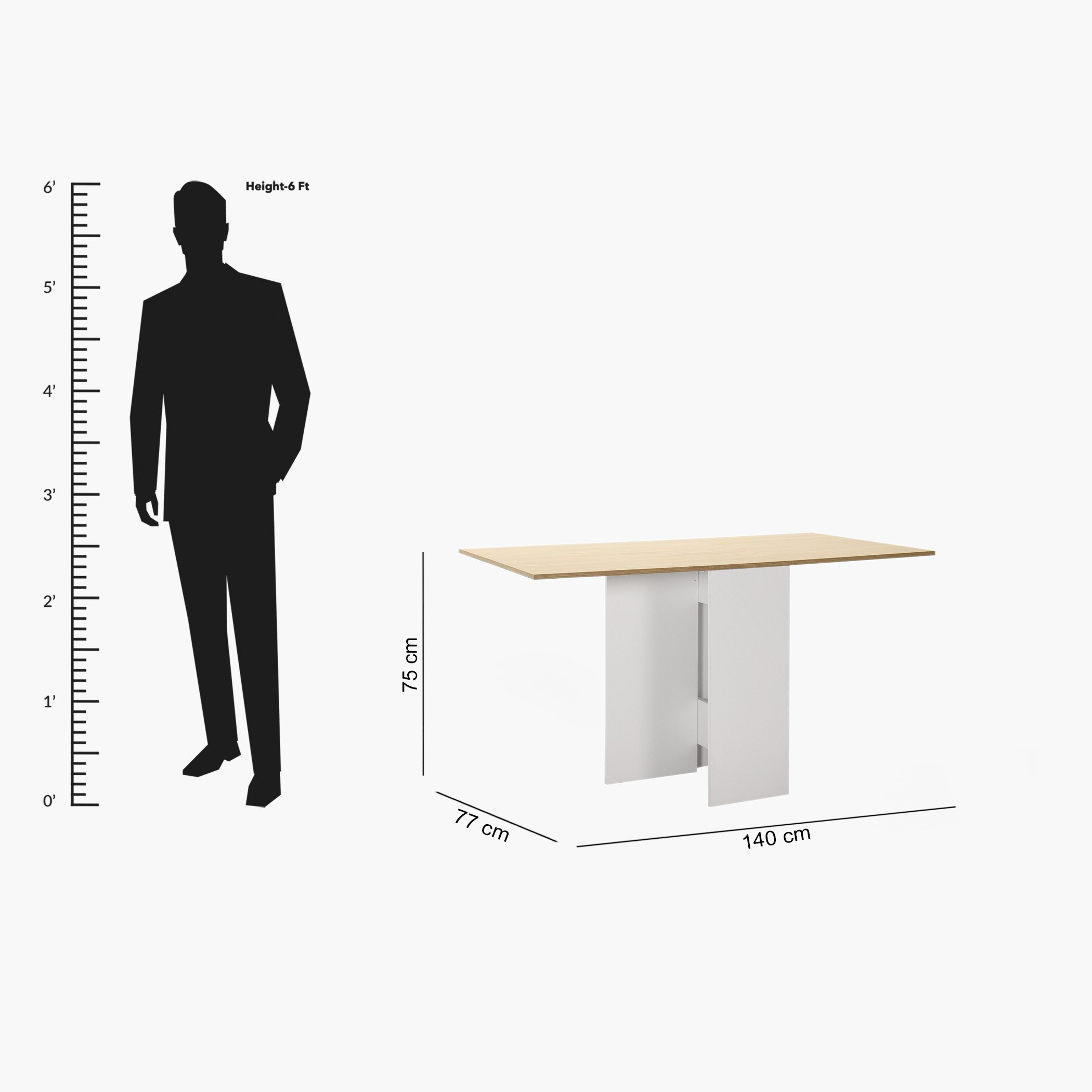 طاولة سفرة قابلة للطي لـ 6 مقاعد من كوستيا-hbxdiningroom-diningtablesandsets-diningtables-sixseater-image-13