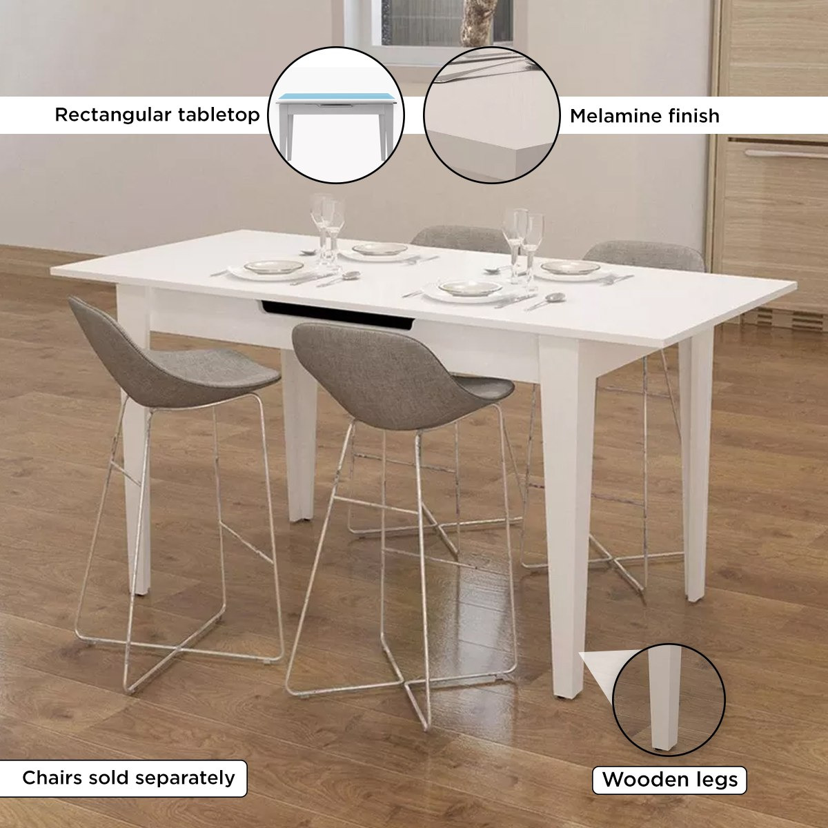 طاولة سفرة لـ 6 مقاعد مع ملحق هيلينا-hbxdiningroom-diningtablesandsets-diningtables-sixseater-image-4